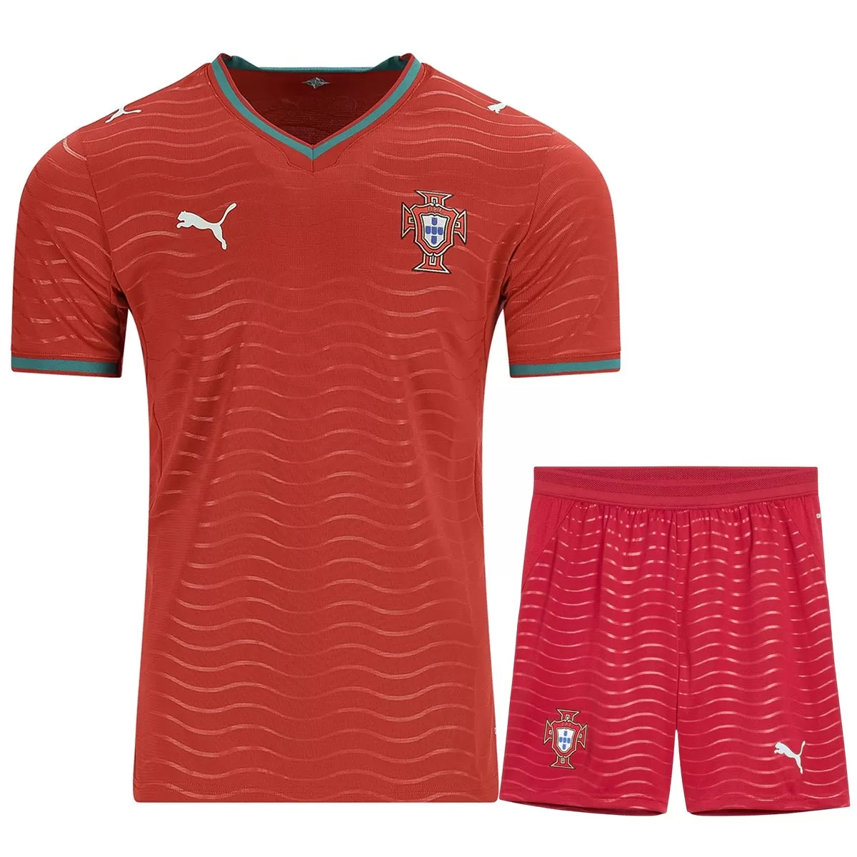 2026 Portugal Home World Cup Soccer Kit Jersey+Shorts
