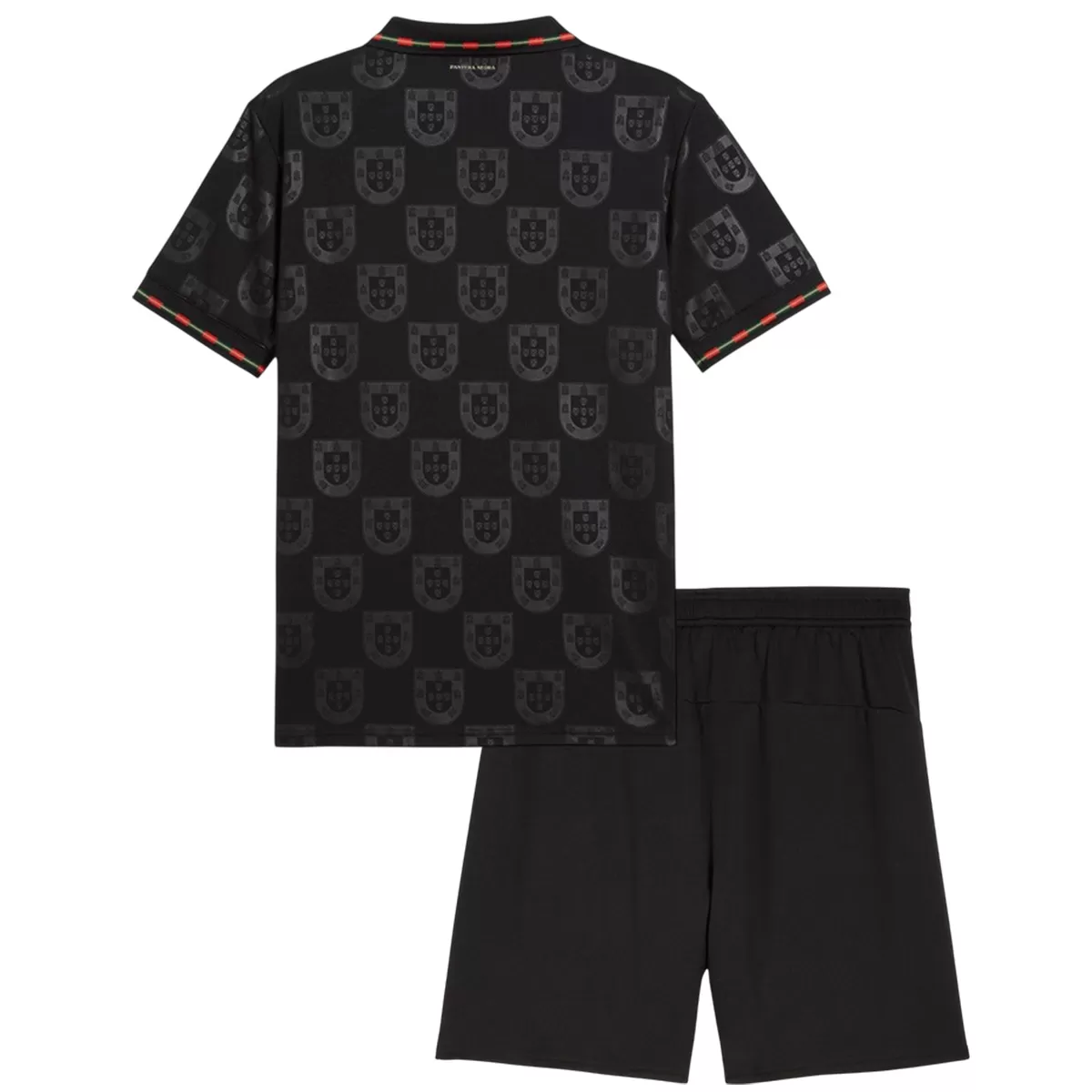 2026 Portugal 'Black Panther' Special Edition Kids Kit Jersey+Shorts - view 3