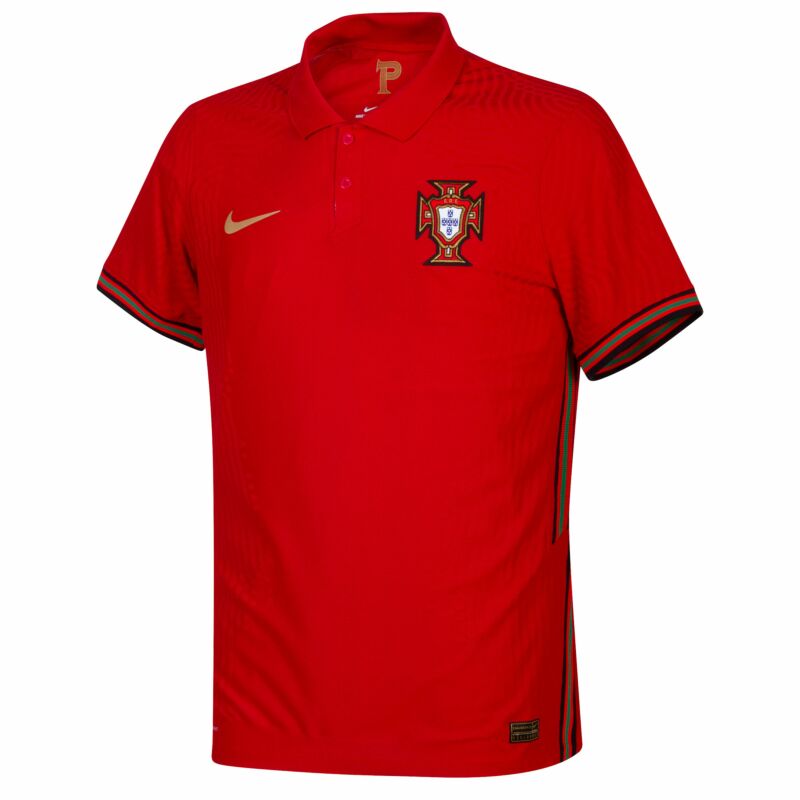 2020/21 Portugal Home Soccer Jersey - view 3