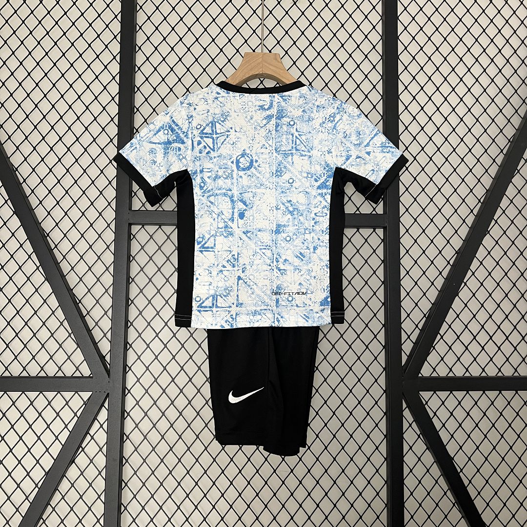 2024 Portugal Euro Cup Away Soccer Kids Kit Jersey+Shorts - view 3