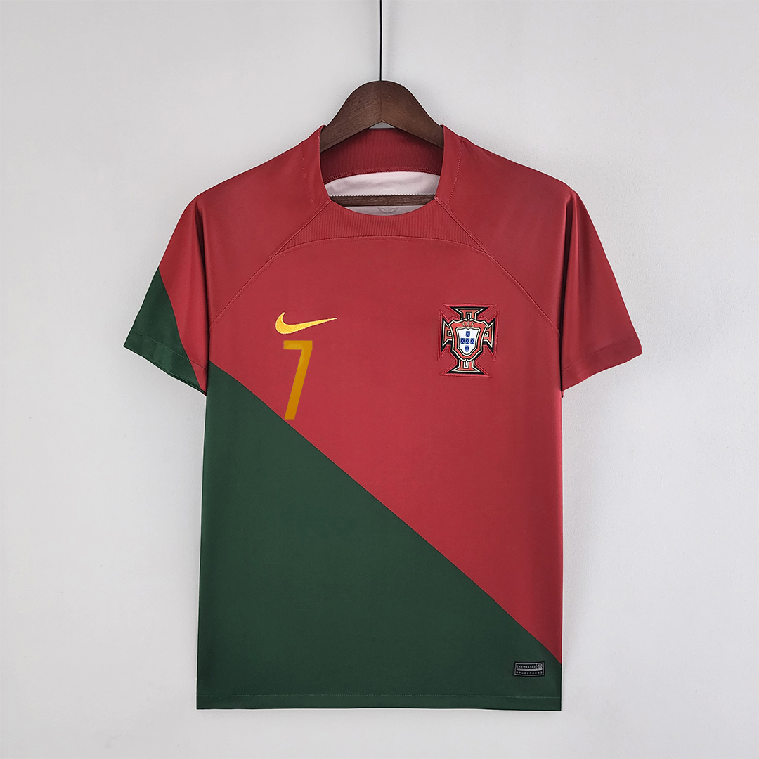 2022 Portugal Ronaldo#7 World Cup Home Fan Edition Soccer Jersey - view 3