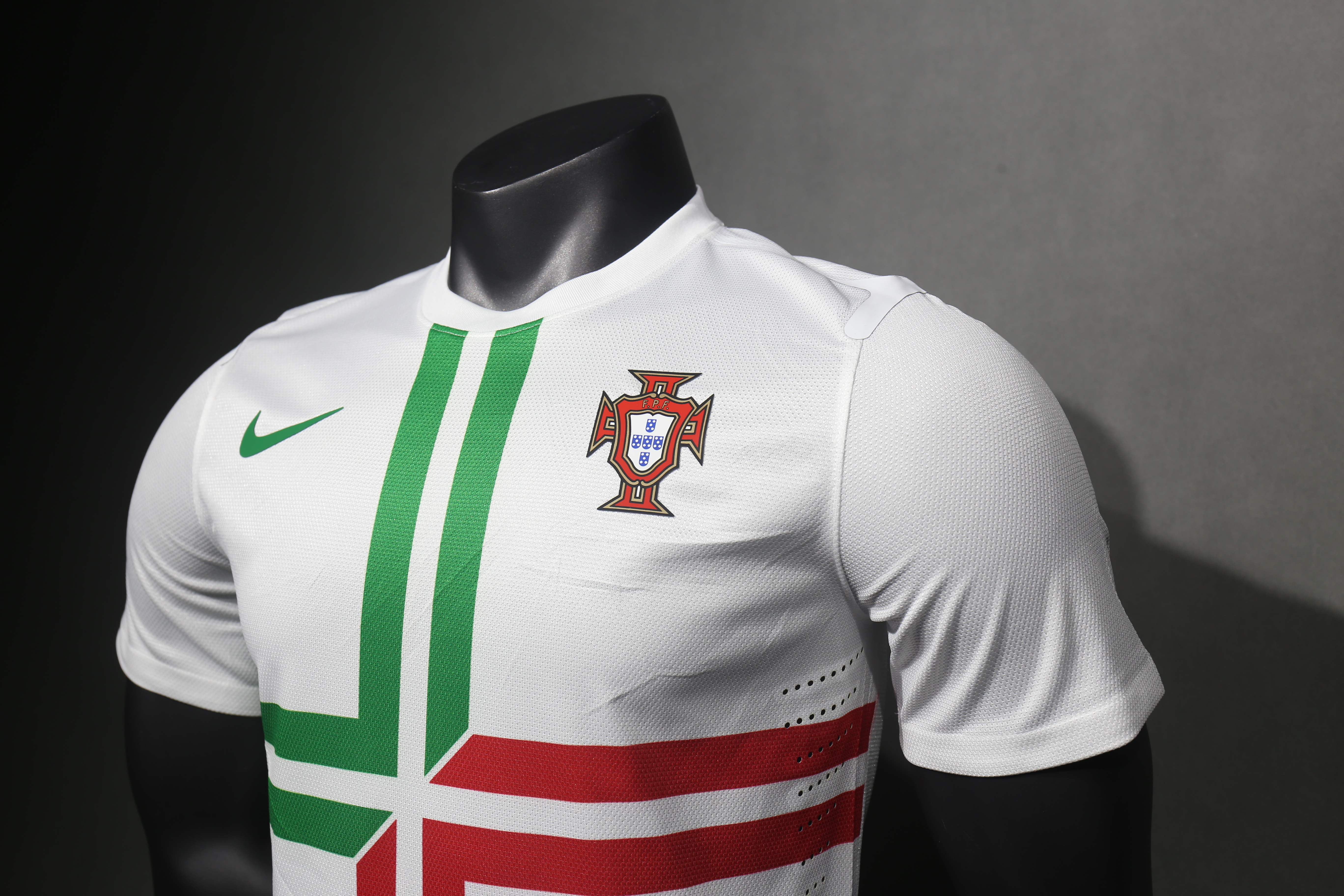2012 Portugal  Euro Cup Away Retro Jersey Player Edition - view 7