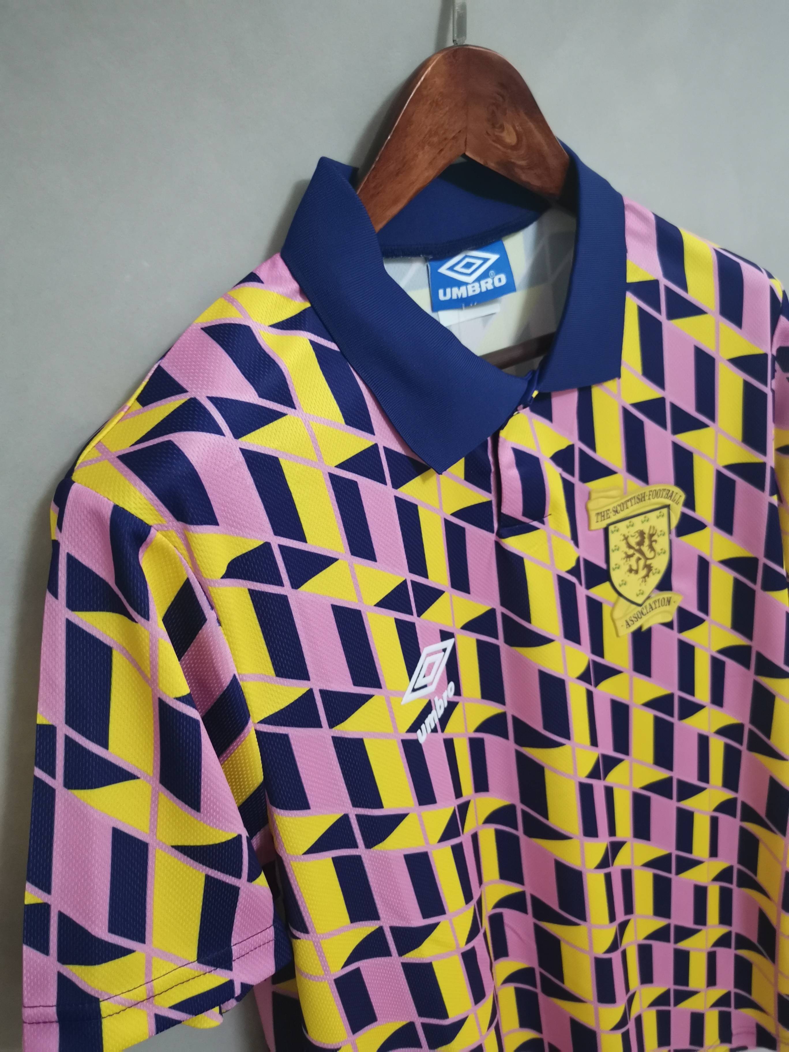 88-89 Scotland Third Away Soccer Retro Jersey - view 4
