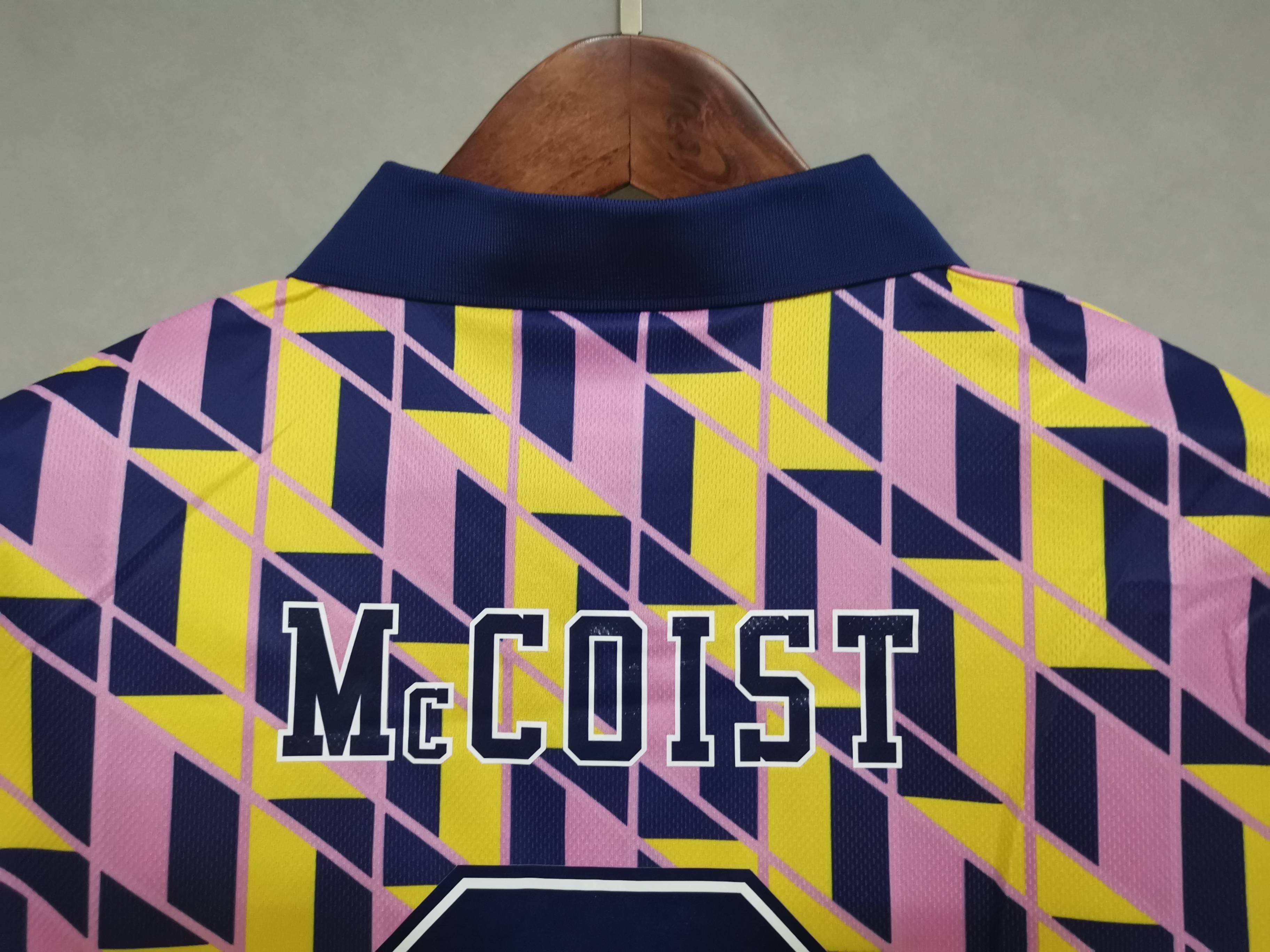 88-89 Scotland Third Away Soccer Retro Jersey - view 6