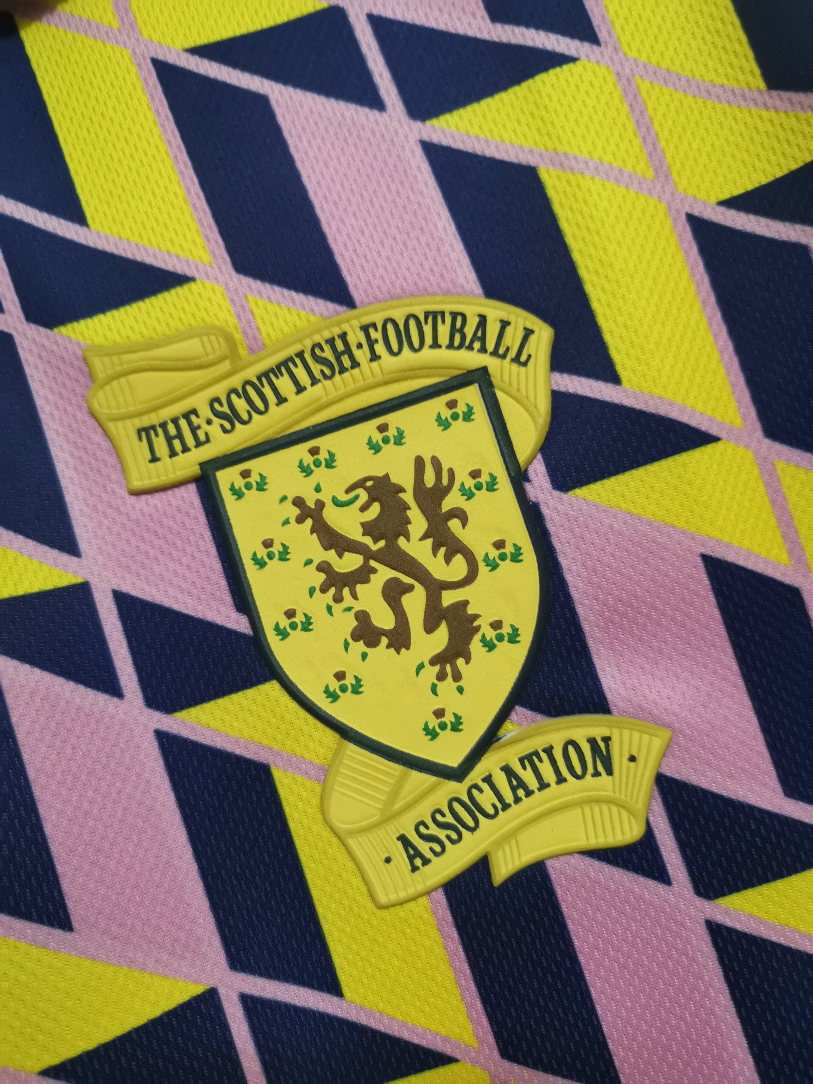 88-89 Scotland Third Away Soccer Retro Jersey - view 10