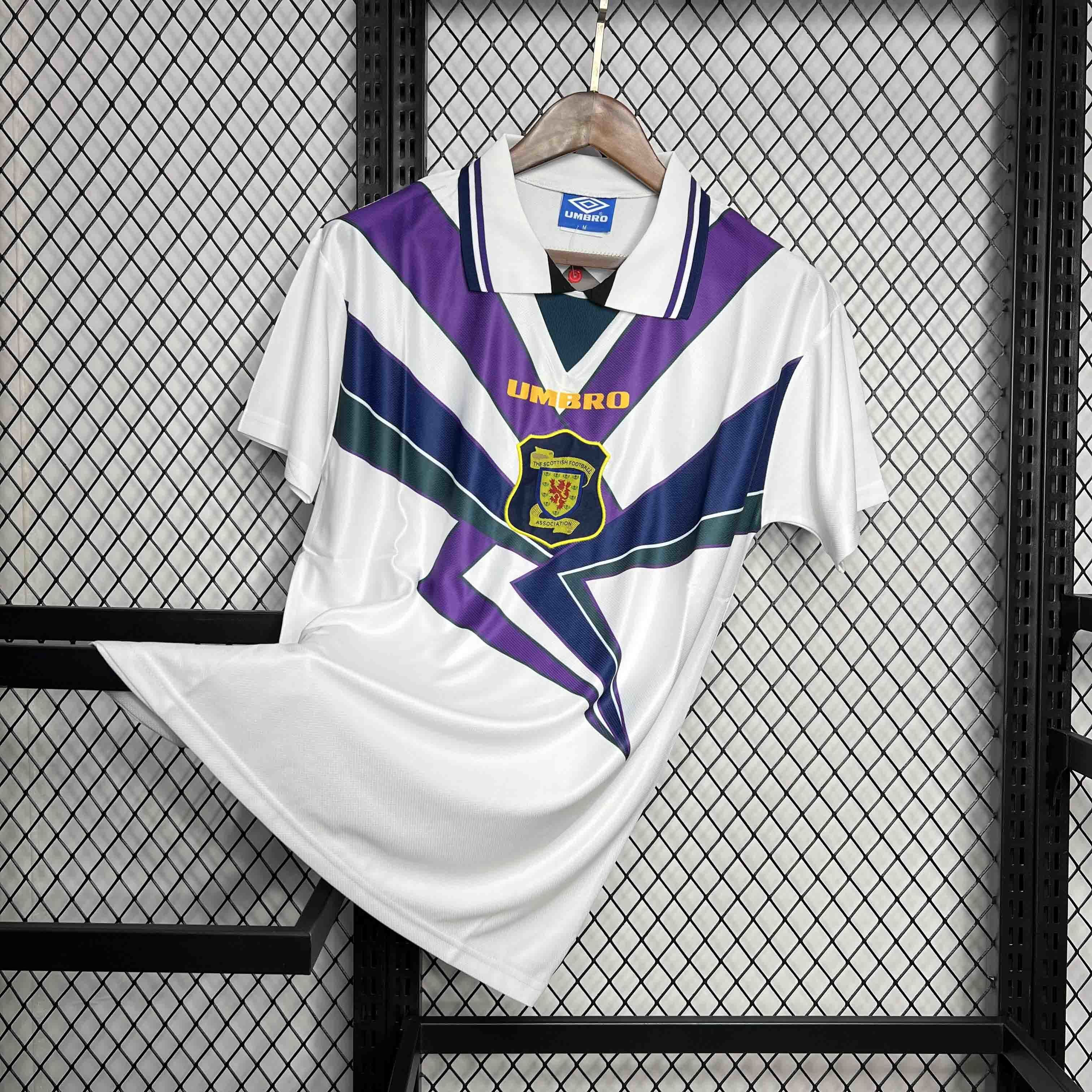 94-96 Scotland Away Soccer Retro Jersey - view 4