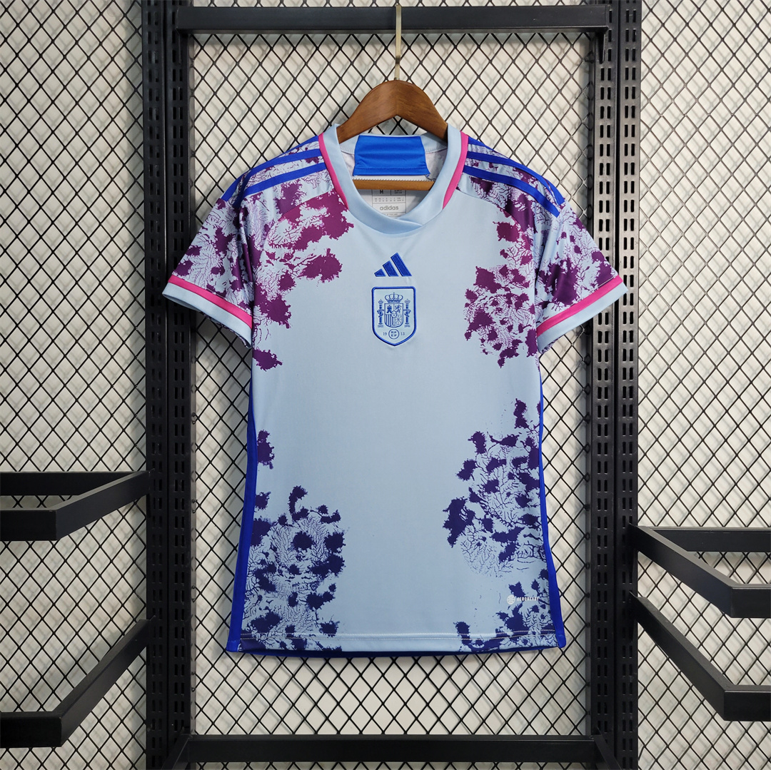 2023 Spain Women Nation Team Away Jersey Women's World Cup