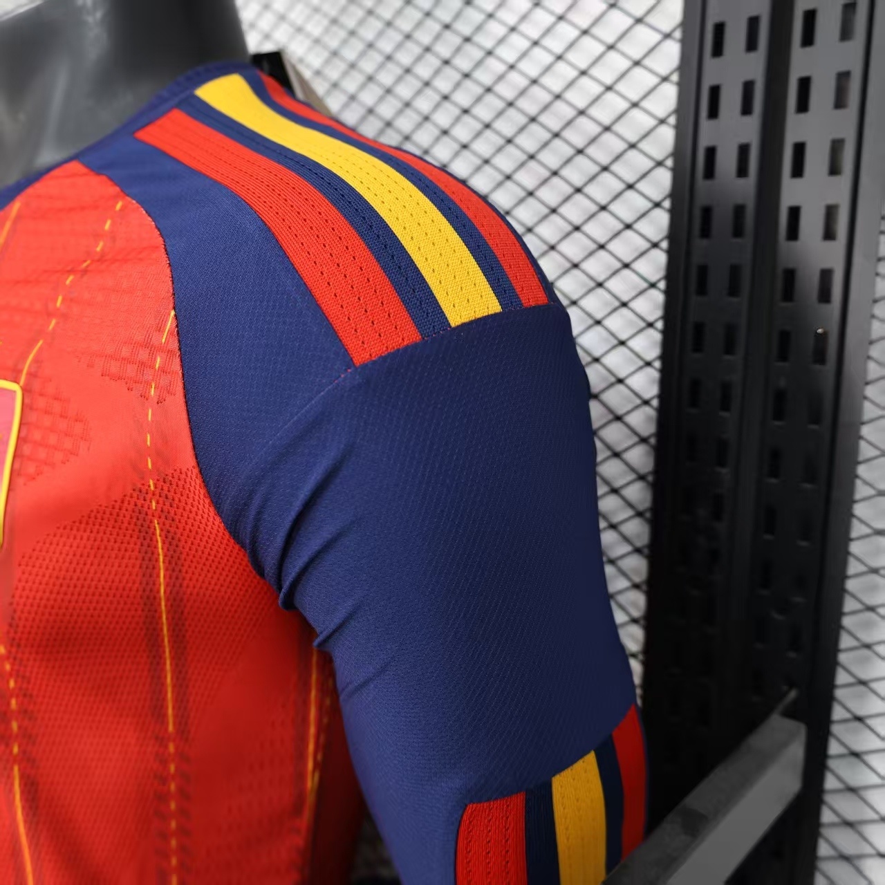 2026 Spain Home World Cup Soccer Jersey Authentic Shirt Long Sleeve - view 9