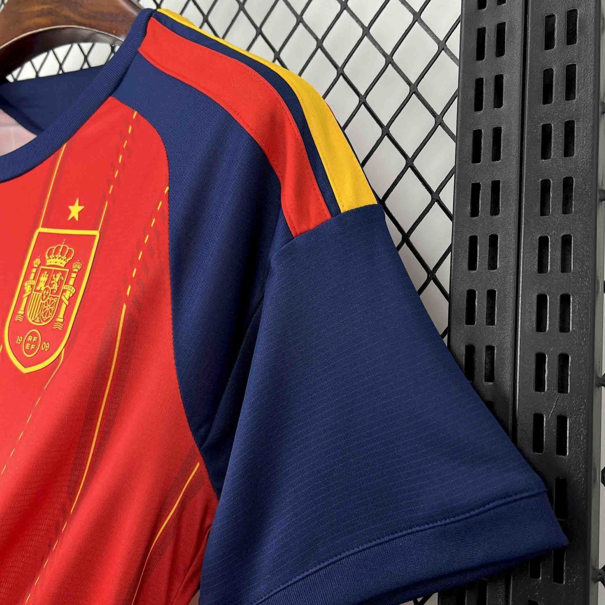 2026 Spain Home World Cup Soccer Jersey Custom Shirt - view 7