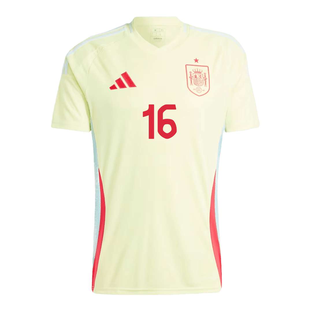2024 Spain RODRIGO #16 Euro Cup Away Football Jersey - view 3