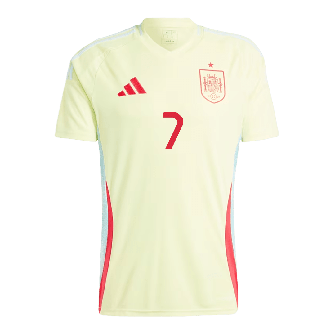 2024 Spain MORATA #7 Euro Cup Away Football Jersey - view 3