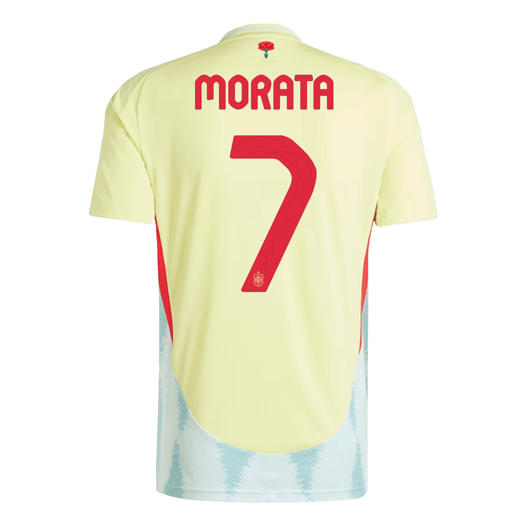 2024 Spain MORATA #7 Euro Cup Away Football Jersey - view 4