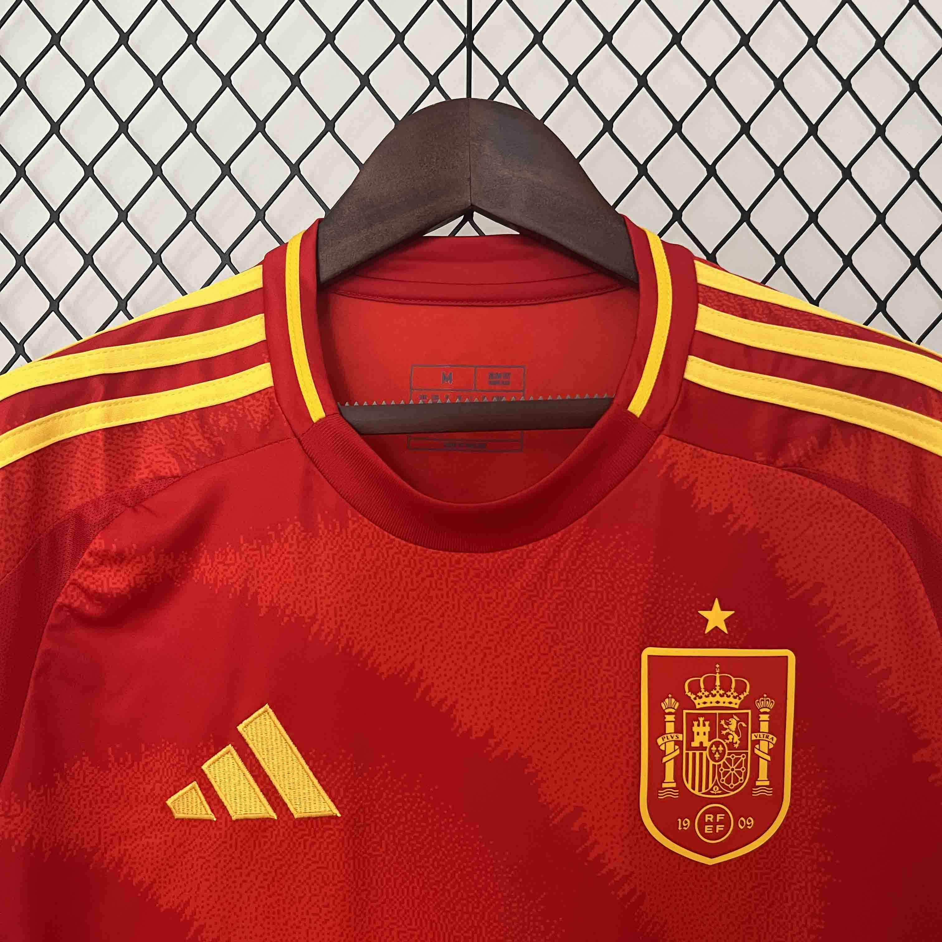 2024 Spain RODRIGO #16 Euro Cup Home Football Jersey - view 7