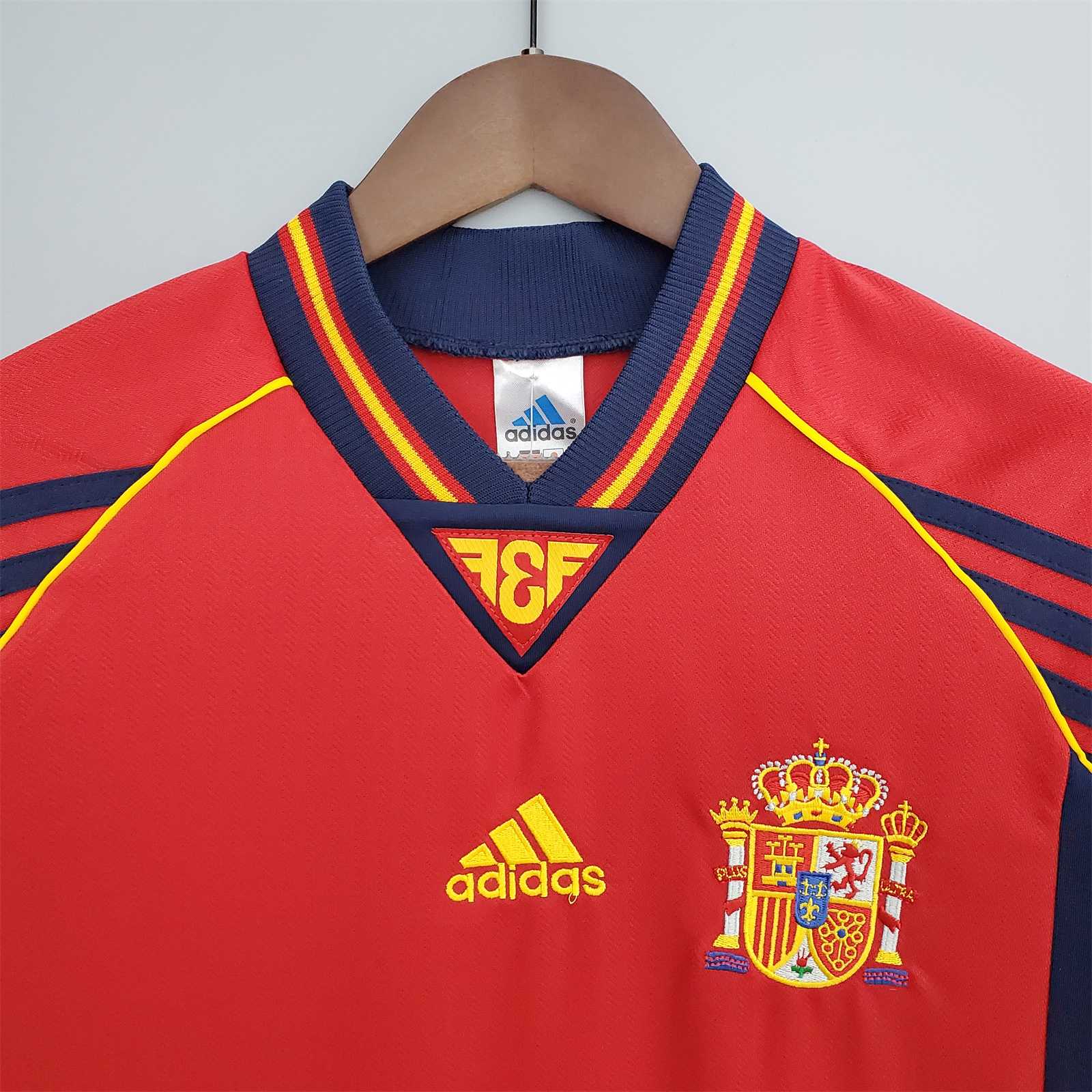 1998 Spain Home World Cup Retro Jersey - view 4