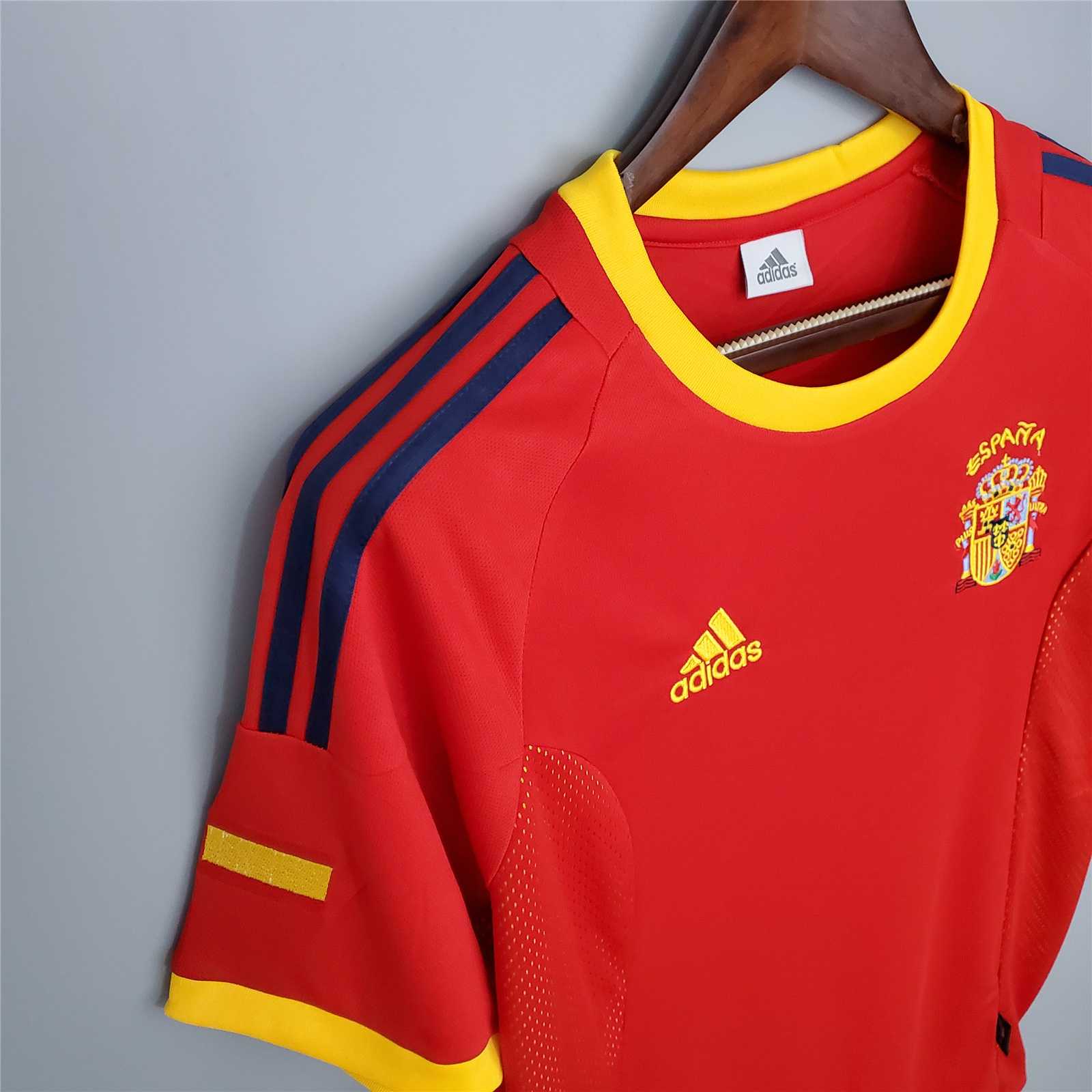 2002 Spain Home World Cup Retro Jersey - view 5