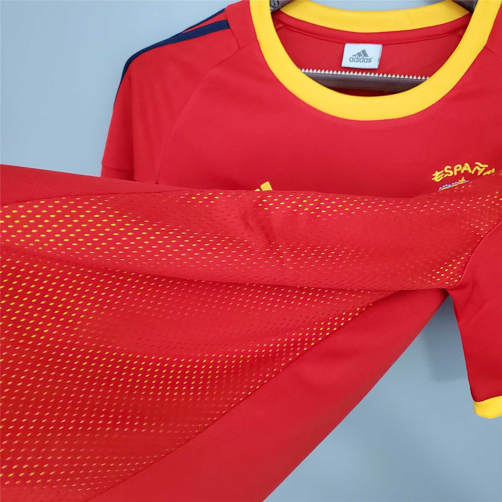 2002 Spain Home World Cup Retro Jersey - view 6