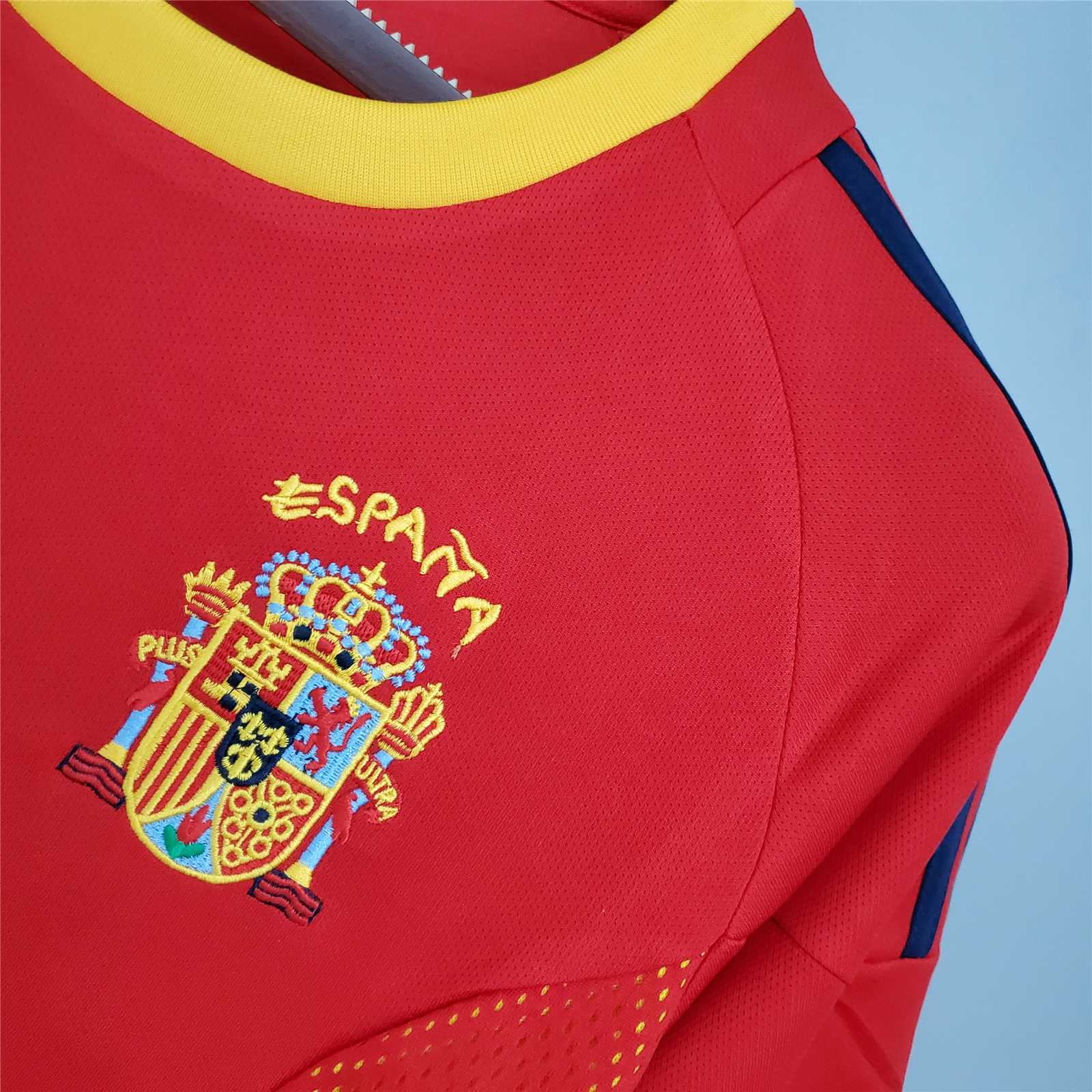 2002 Spain Home World Cup Retro Jersey - view 10