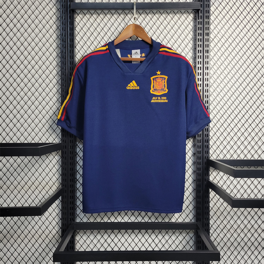 2010 Spain Away World Cup Final Retro Jersey