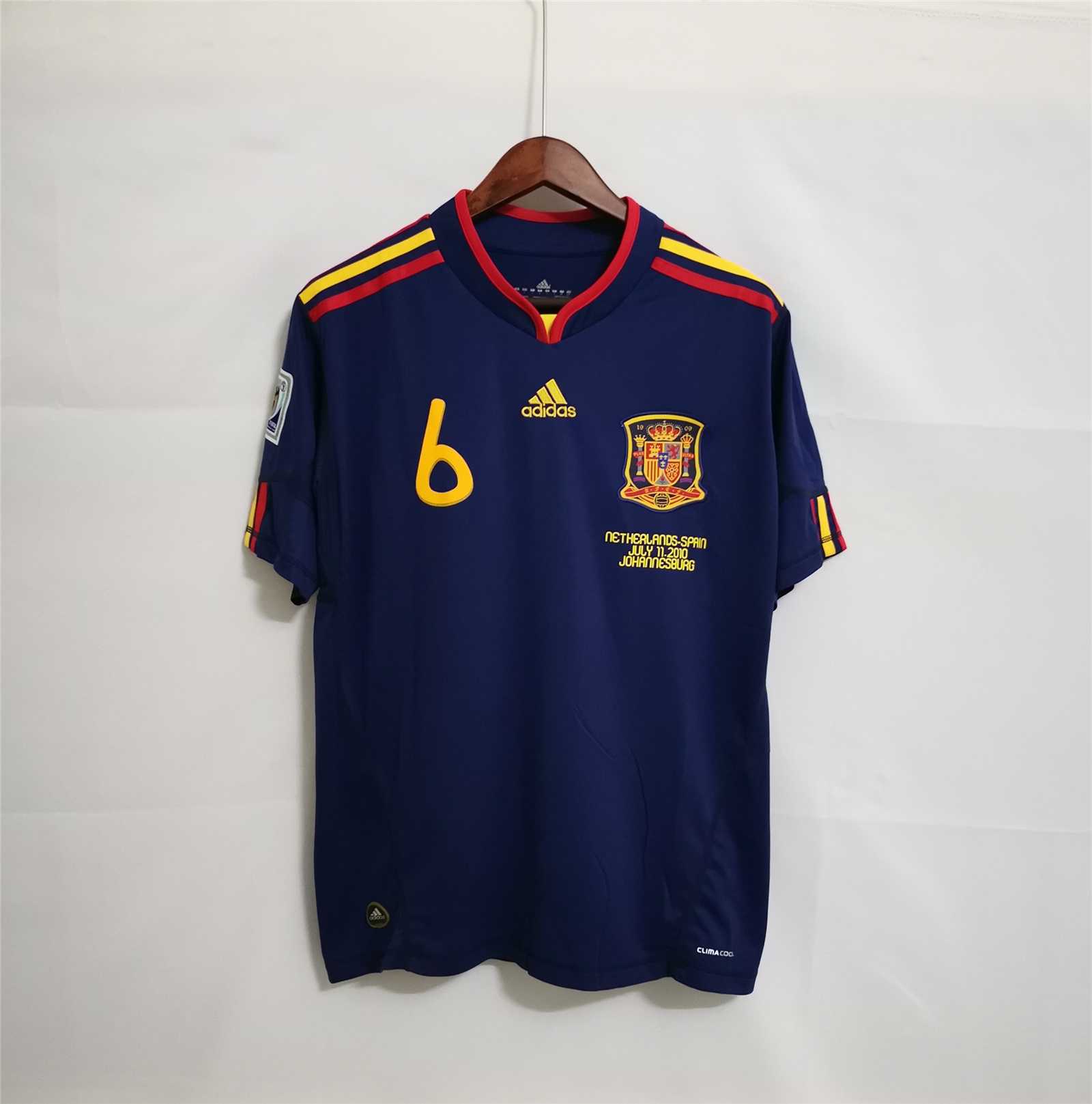 2010 Spain Away World Cup Final Retro Jersey - view 13