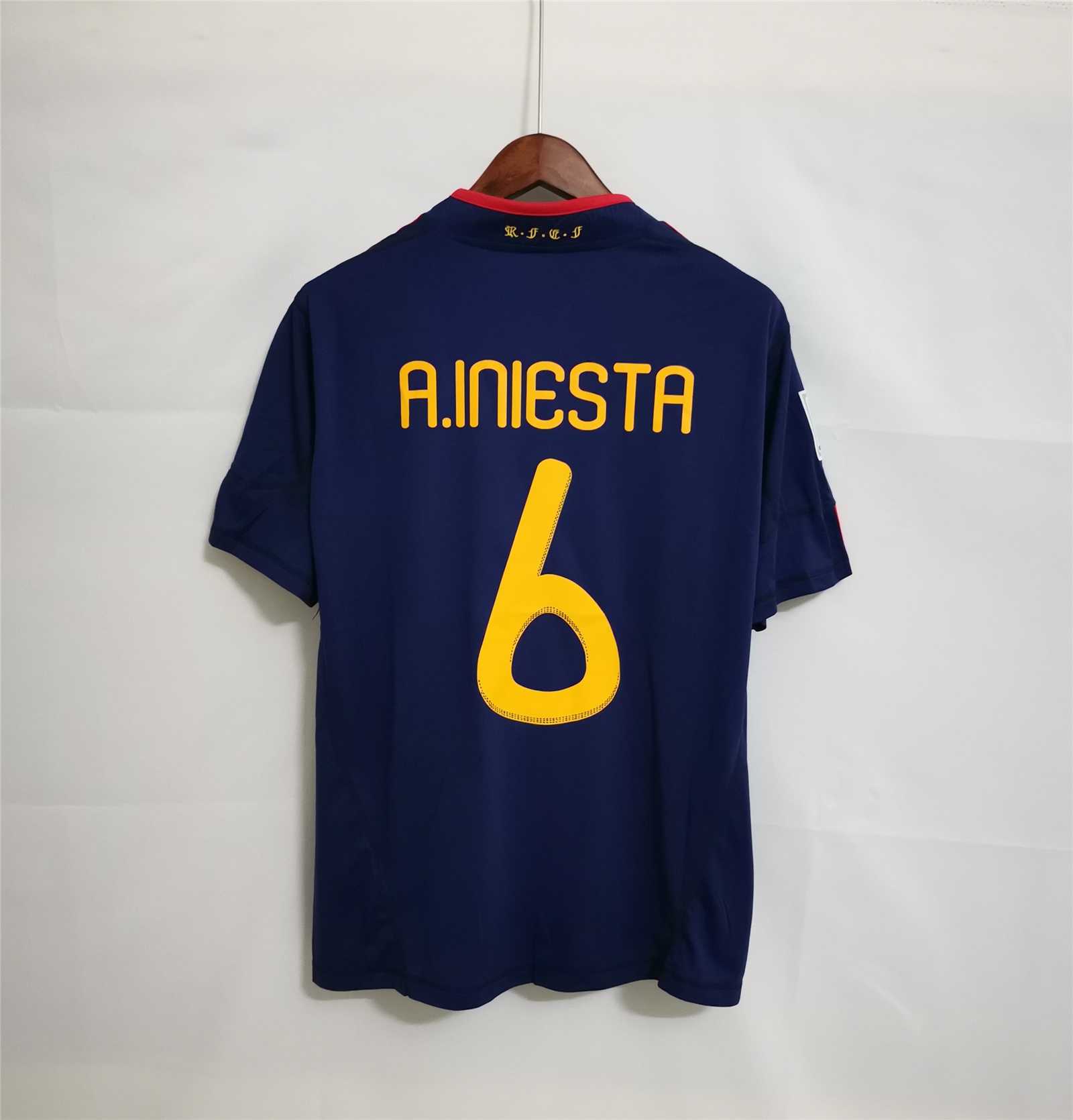 2010 Spain Away World Cup Final Retro Jersey - view 11
