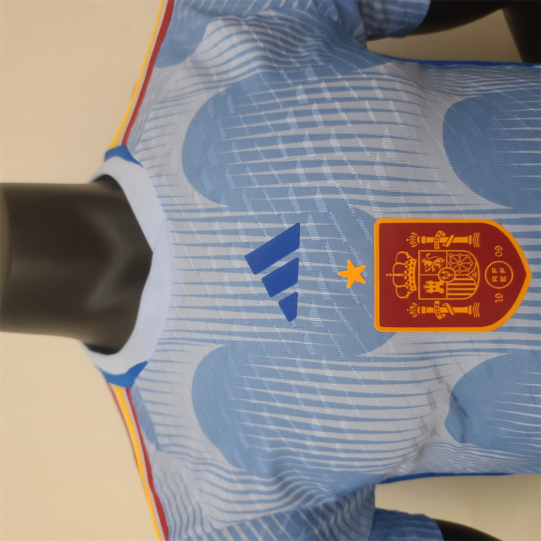 2022 Spain World Cup Away Player Edition Soccer Jersey - view 7