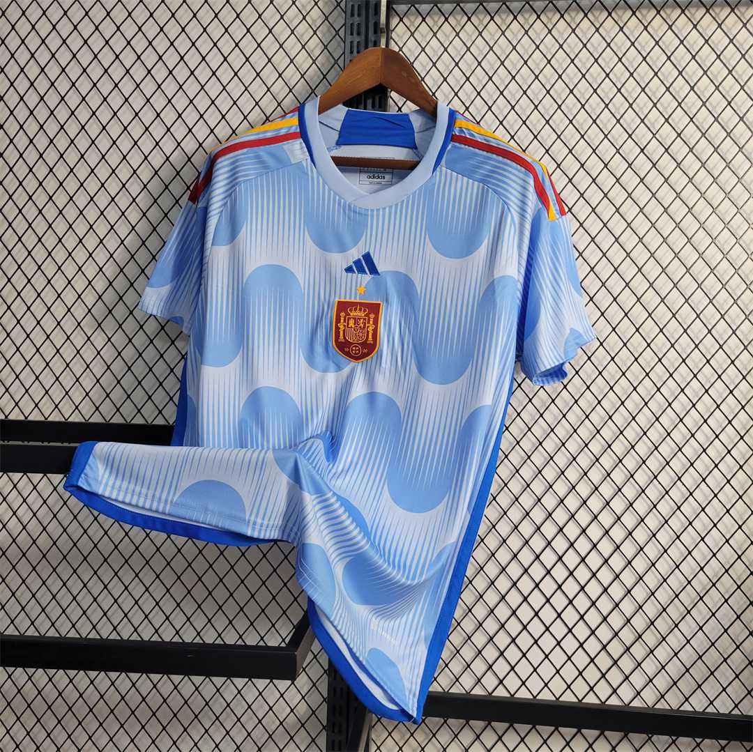 2022 Spain World Cup Away Fan Edition Soccer Jersey - view 8