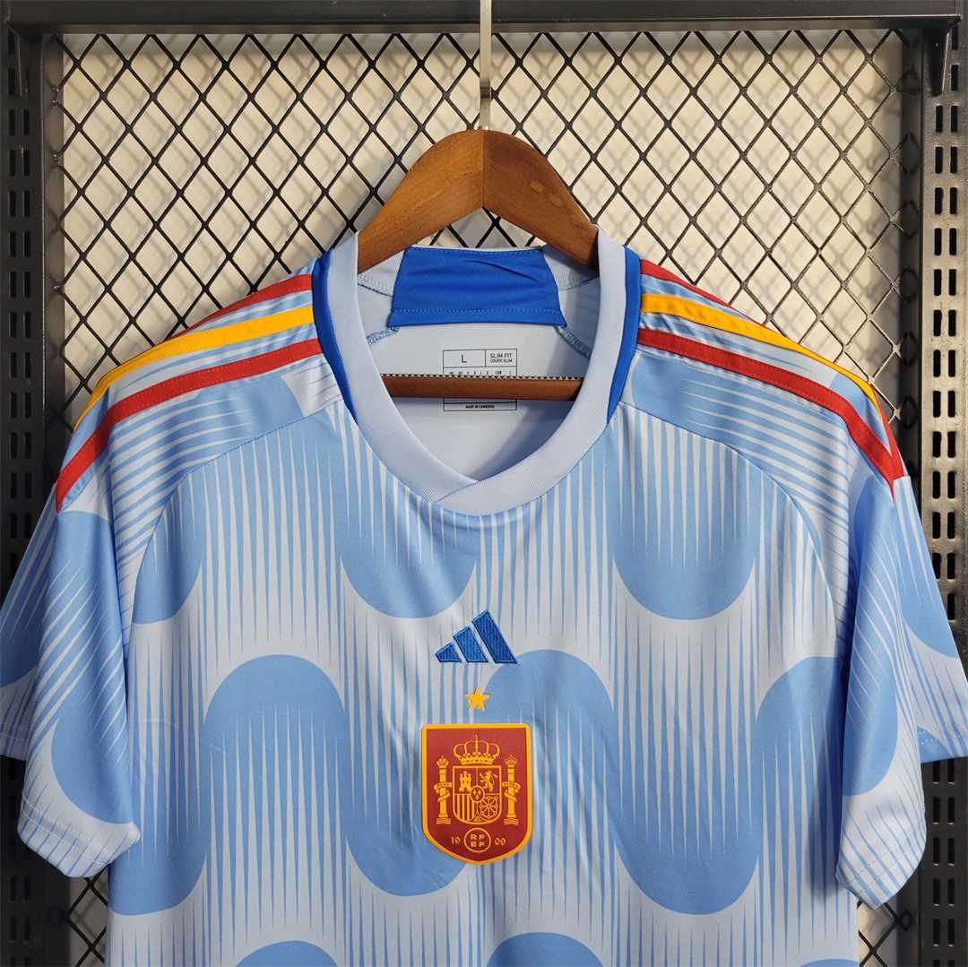 2022 Spain World Cup Away Fan Edition Soccer Jersey - view 9