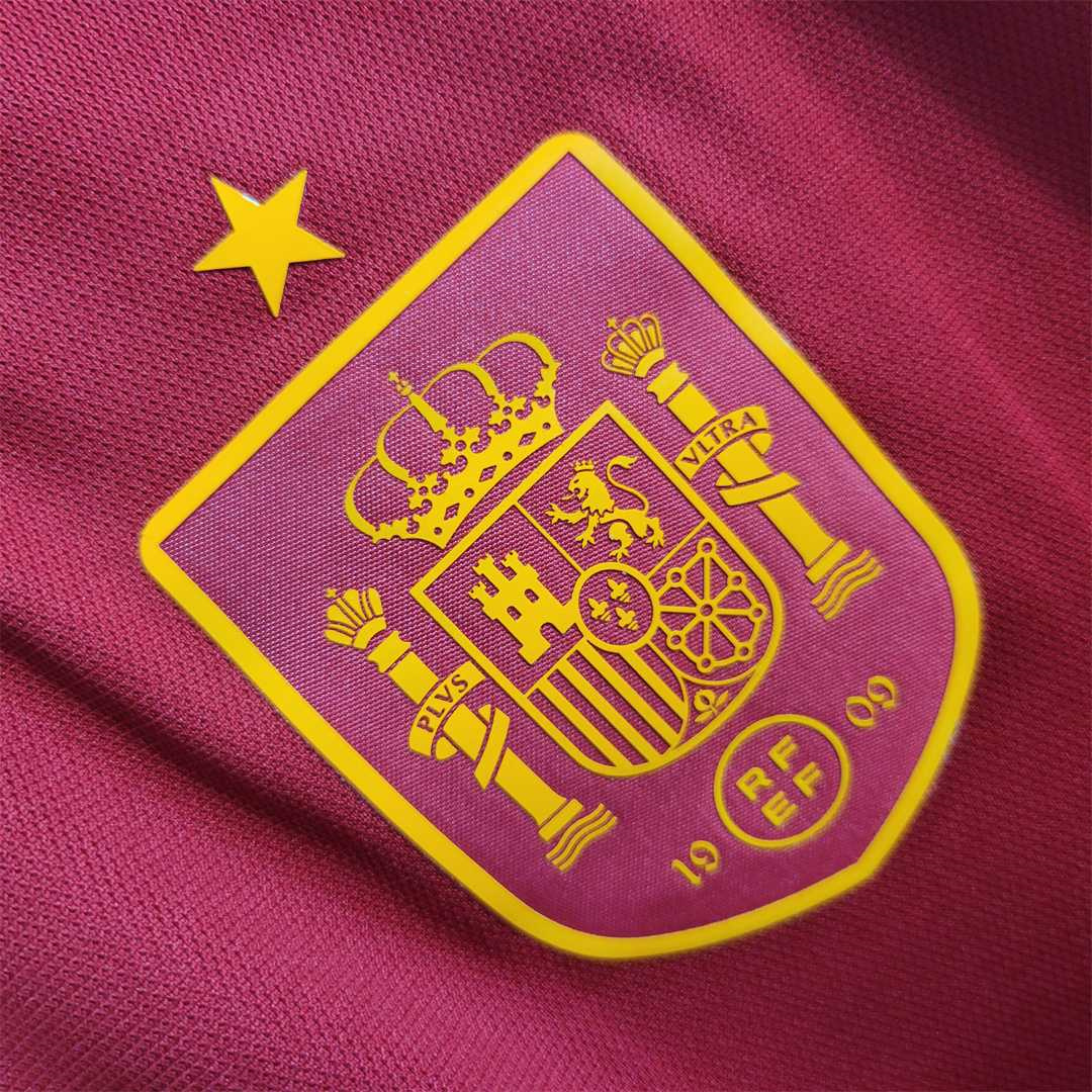 2022 Spain   World Cup Home Fan Edition Soccer Jersey - view 5