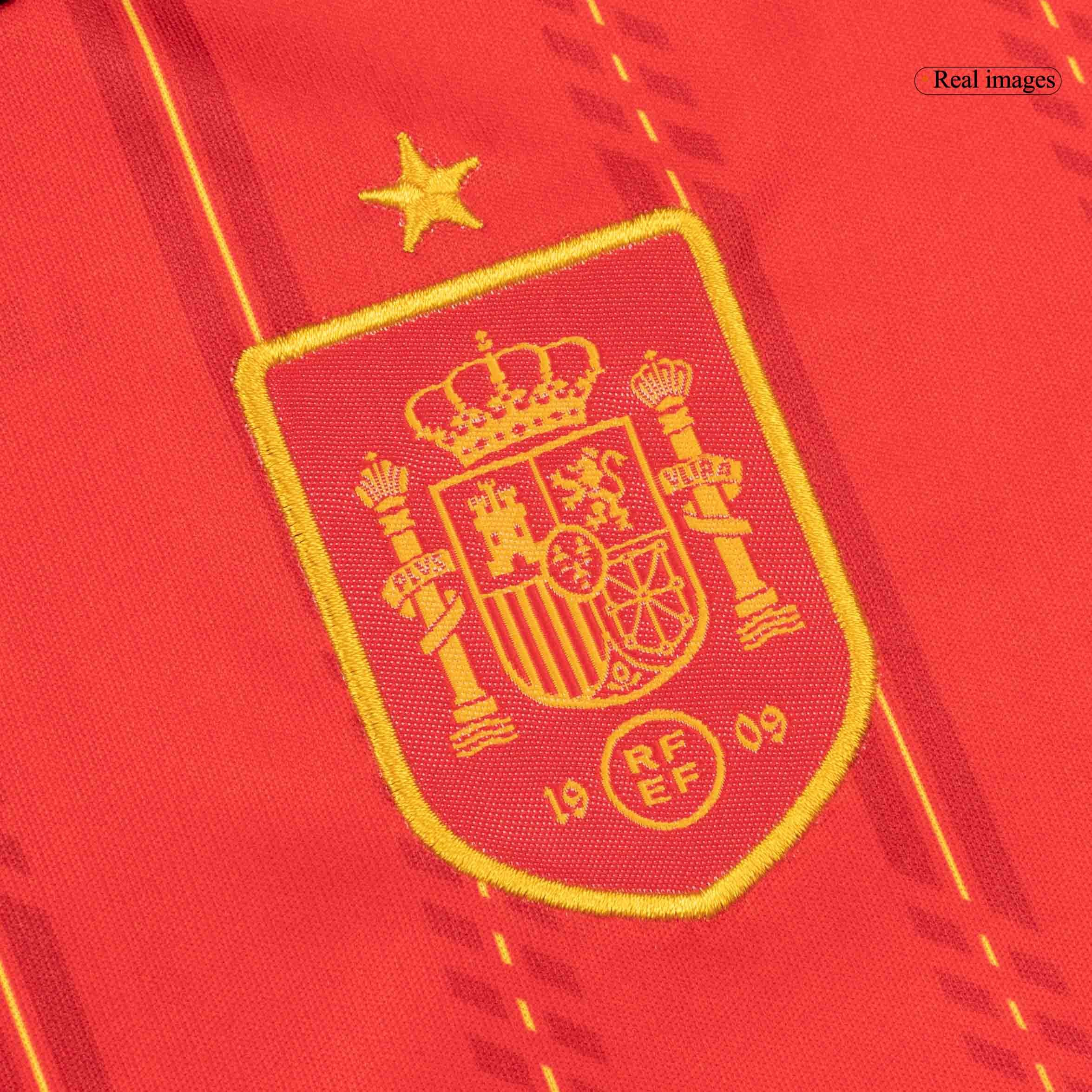2026 Spain Home World Cup Soccer Kids Full Kit Jersey+Shorts+Socks - view 7