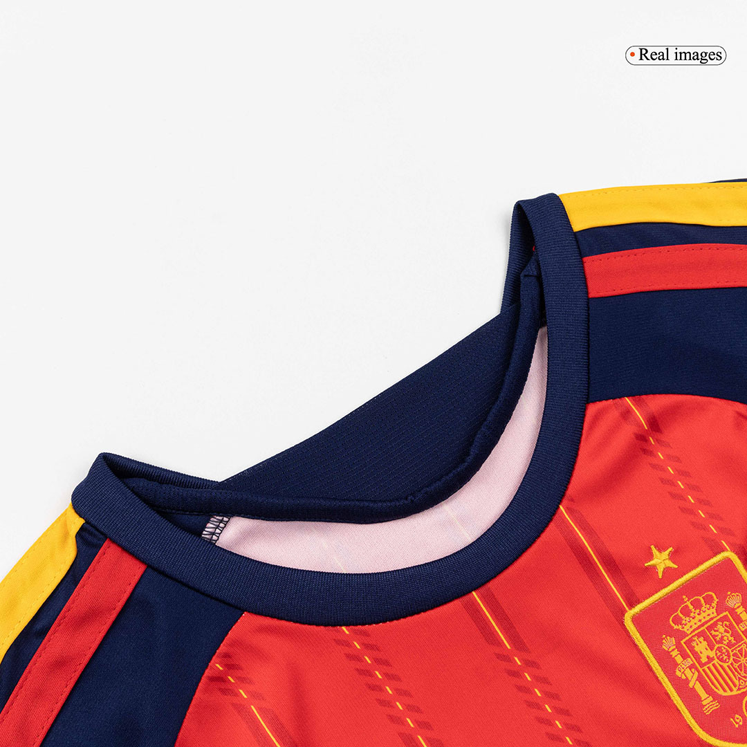 2026 Spain Home World Cup Soccer Kids Full Kit Jersey+Shorts+Socks - view 8