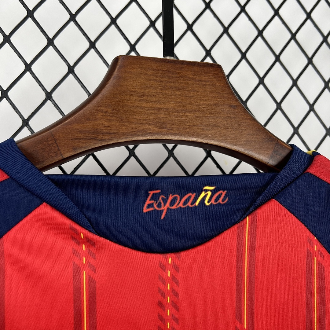 2026 Spain Home World Cup Soccer Kids Kit Jersey+Shorts - view 12