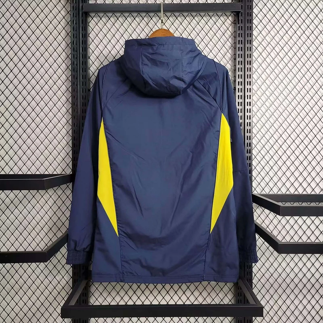2023 Spain Windbreaker Navy blue Soccer Jersey 1:1 Thai Quality - view 3