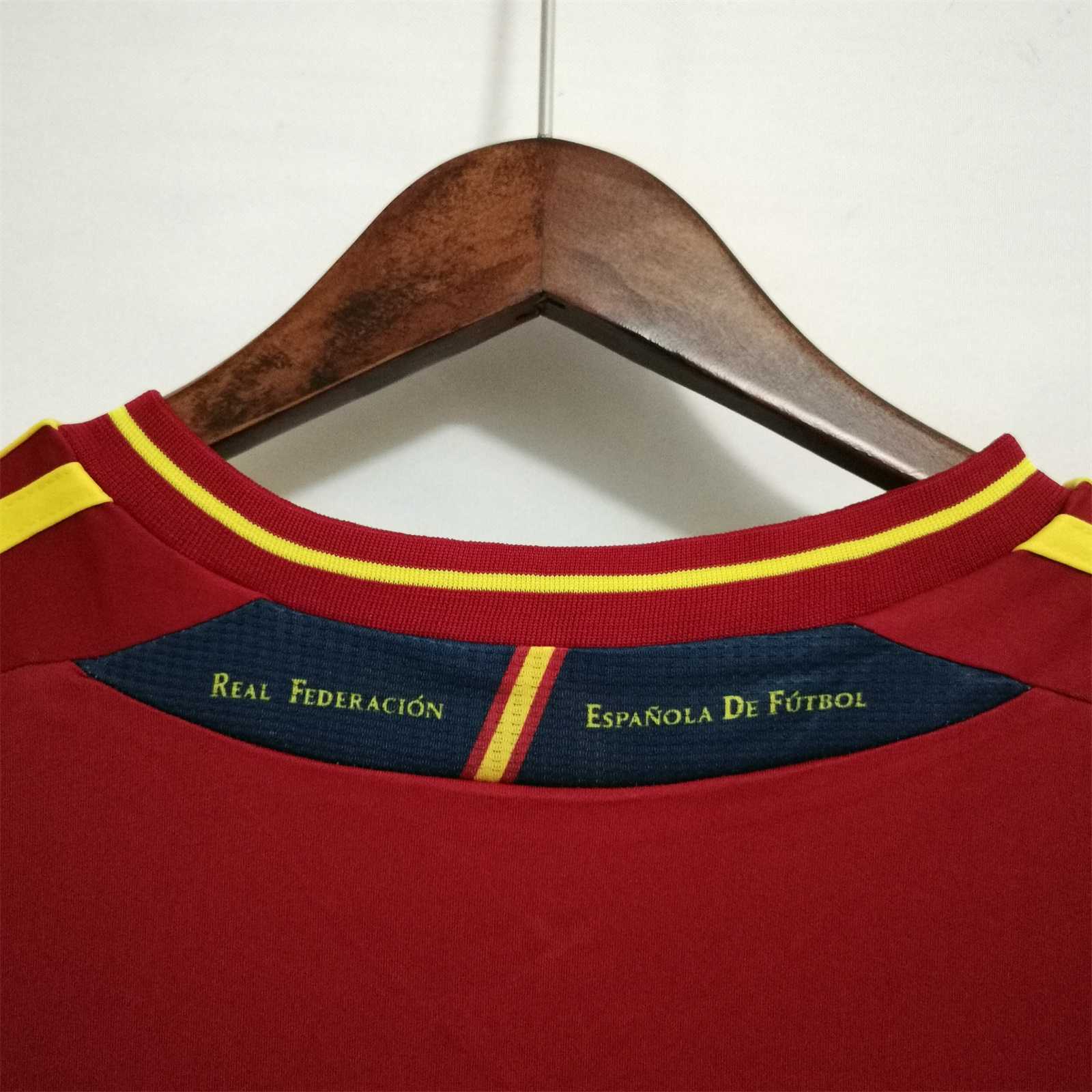 2012 Spain Home Retro Soccer Jersey - view 3