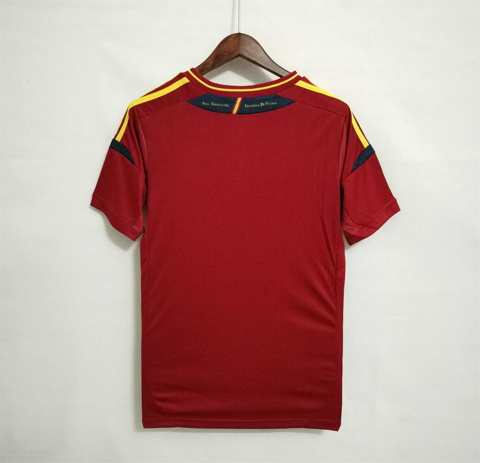 2012 Spain Home Retro Soccer Jersey - view 8