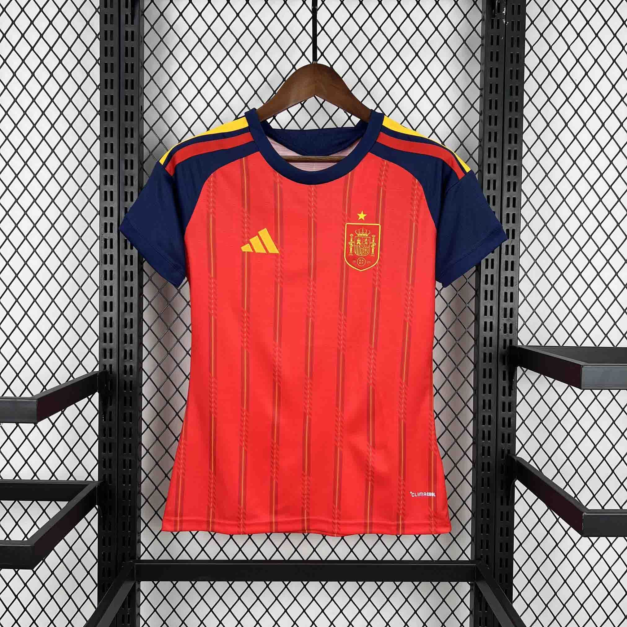 2026 Spain Home World Cup Soccer Women Jersey