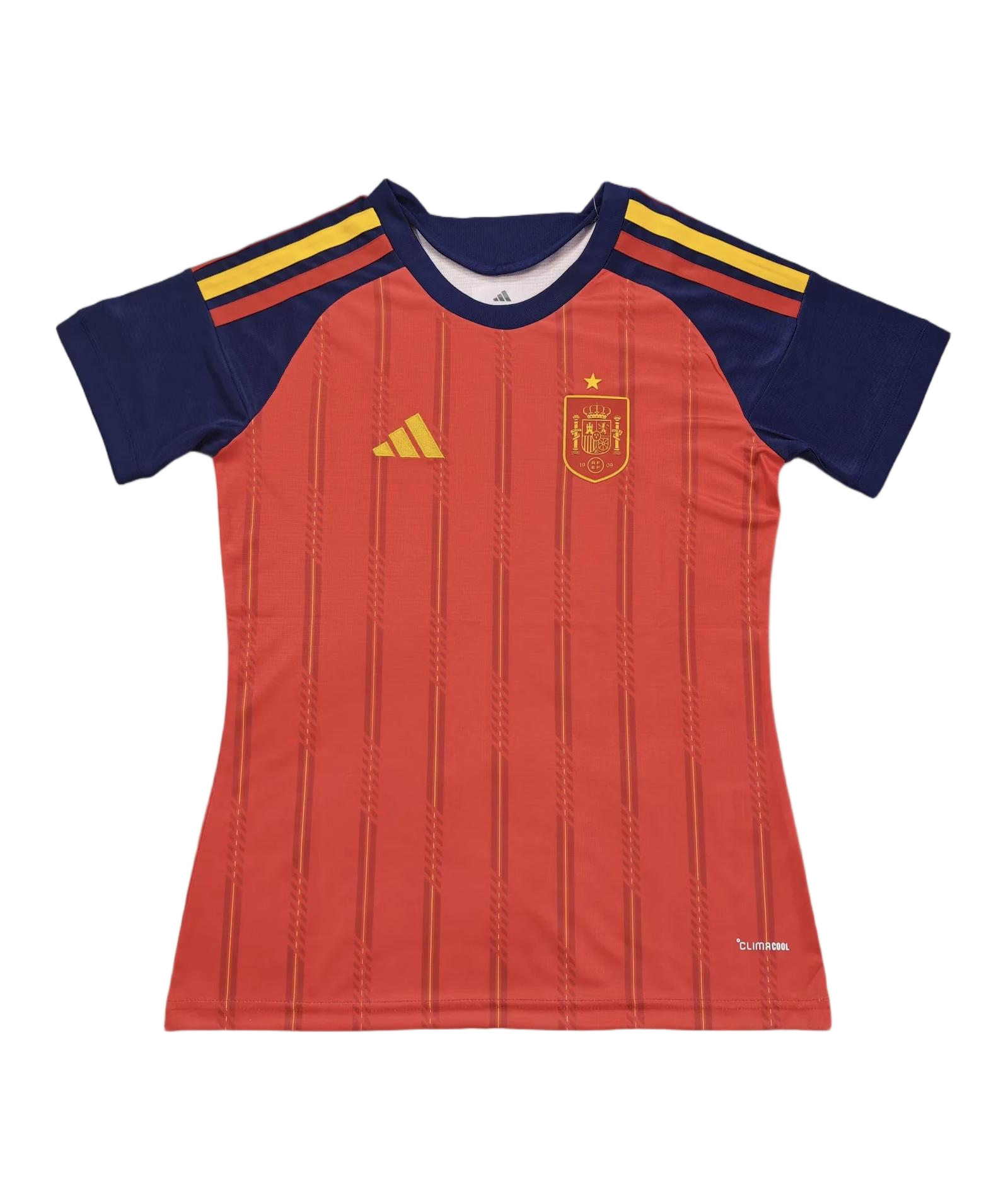 2026 Spain Home World Cup Soccer Women Jersey - view 4