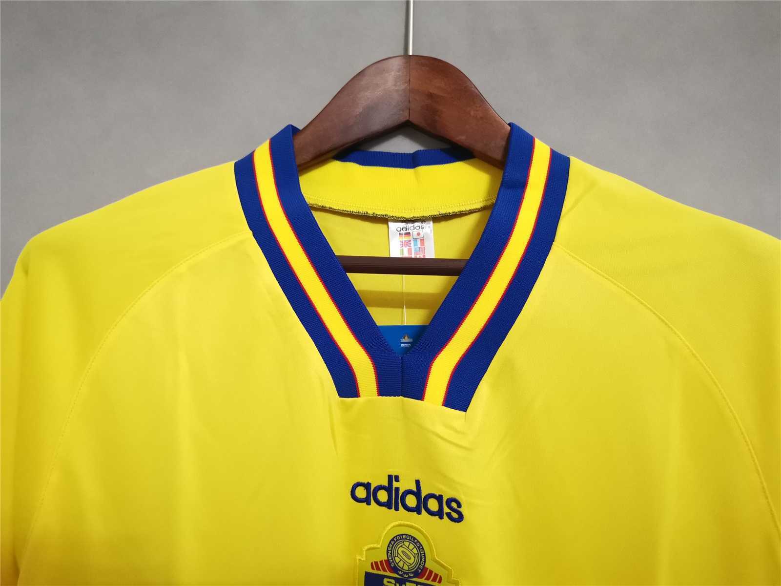 1994 Sweden World Cup Home Soccer Retro Jersey - view 9