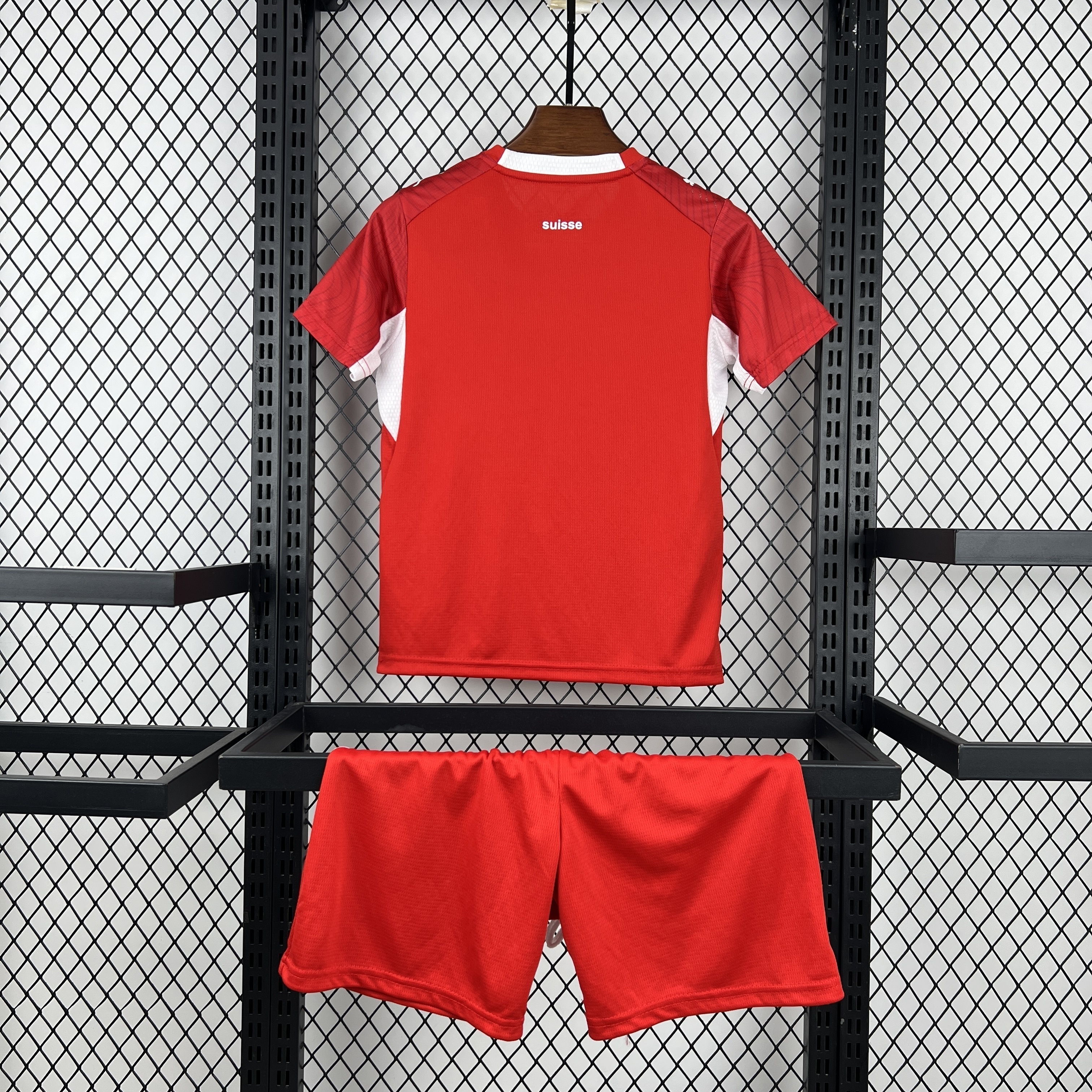 2026 Switzerland Home World Cup Soccer Kids Kit Jersey+Shorts - view 5