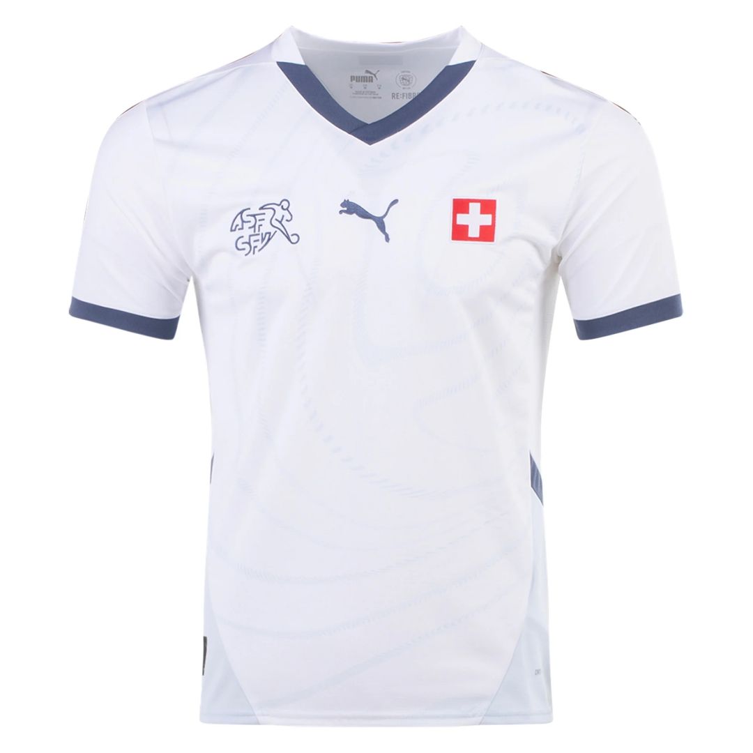 2024 Switzerland Euro Cup Away Football Jersey