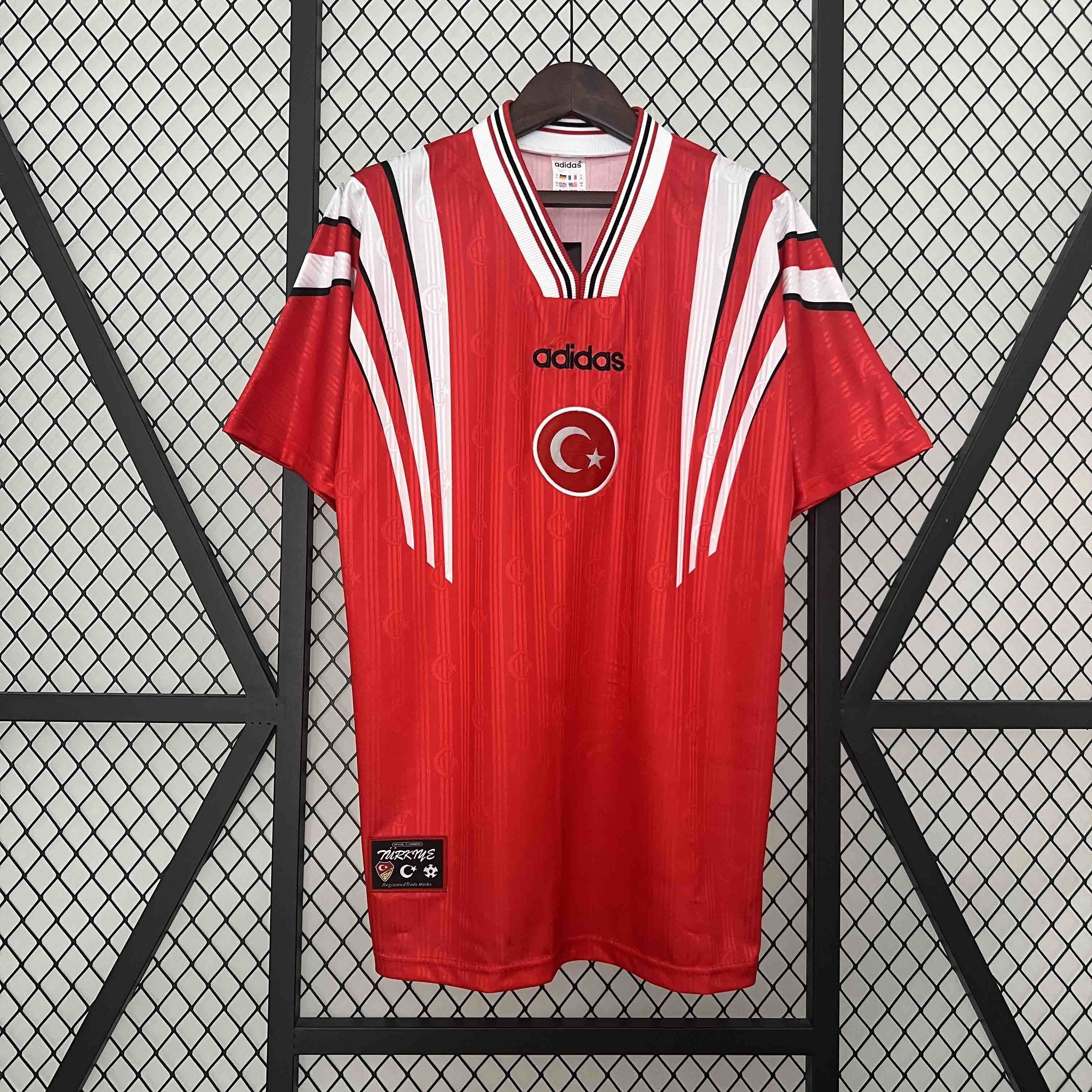 1996 Turkey World Cup Home Football Retro Jersey