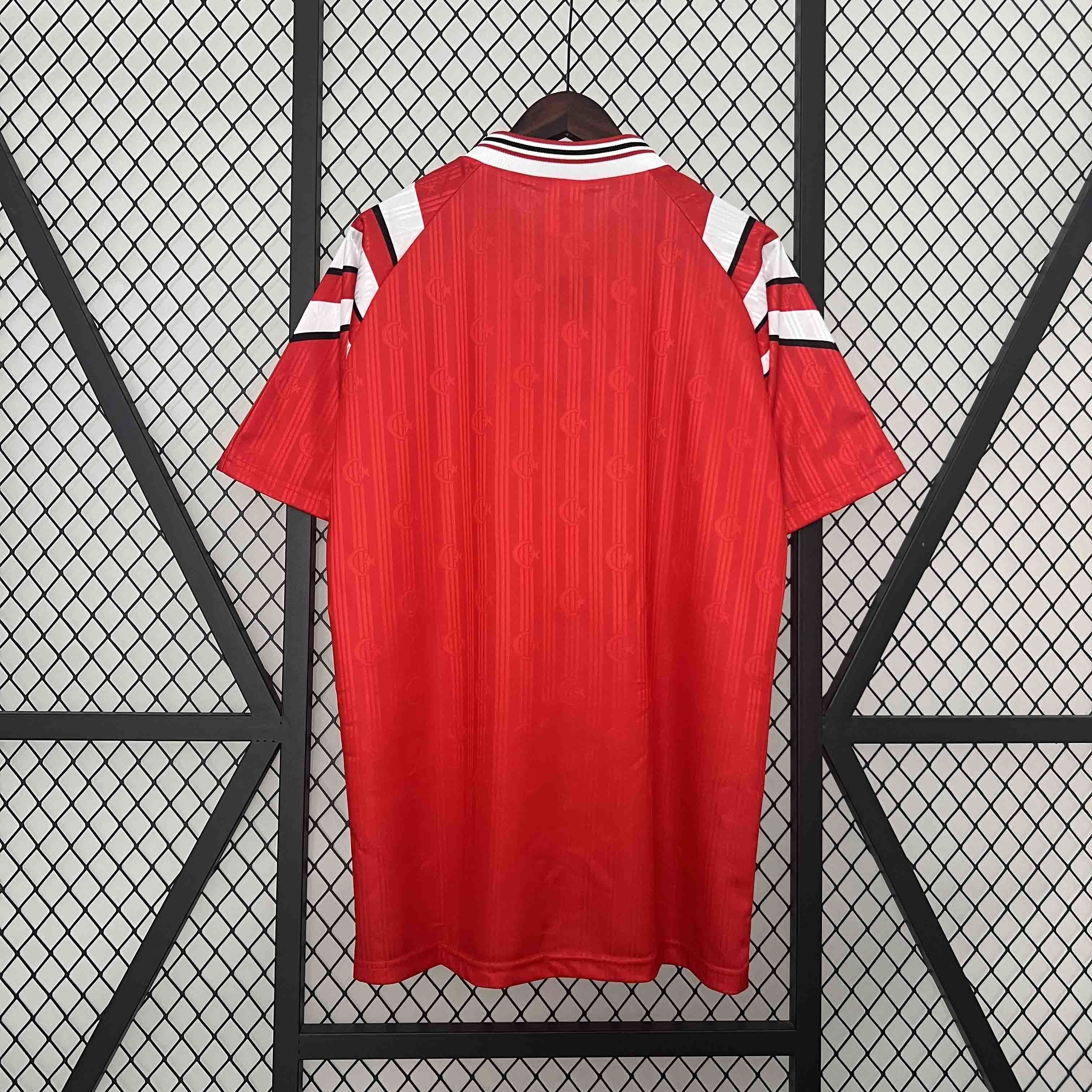 1996 Turkey World Cup Home Football Retro Jersey - view 4