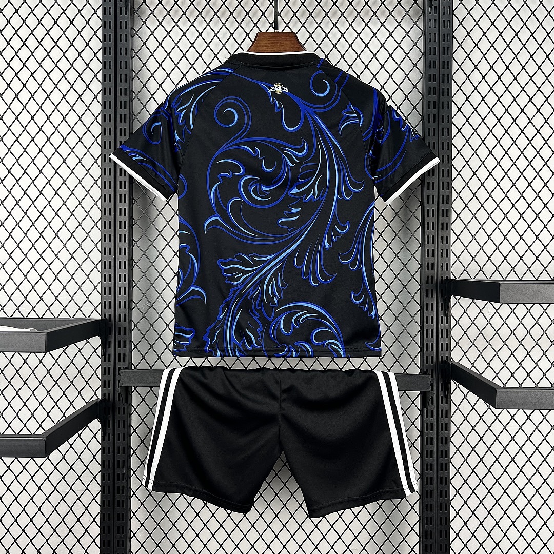 2026 Argentina Away World Cup Soccer Kids Kit Jersey+Shorts - view 3