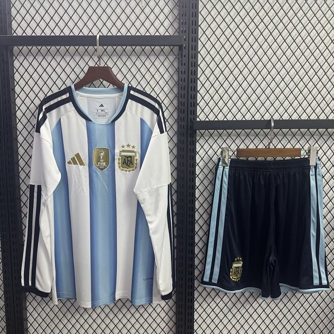 The Heritage Behind Argentina 2026 Argentina Home World Cup Soccer Kdsi Kit Long Sleeve Jersey+Shorts: A Timeless Story