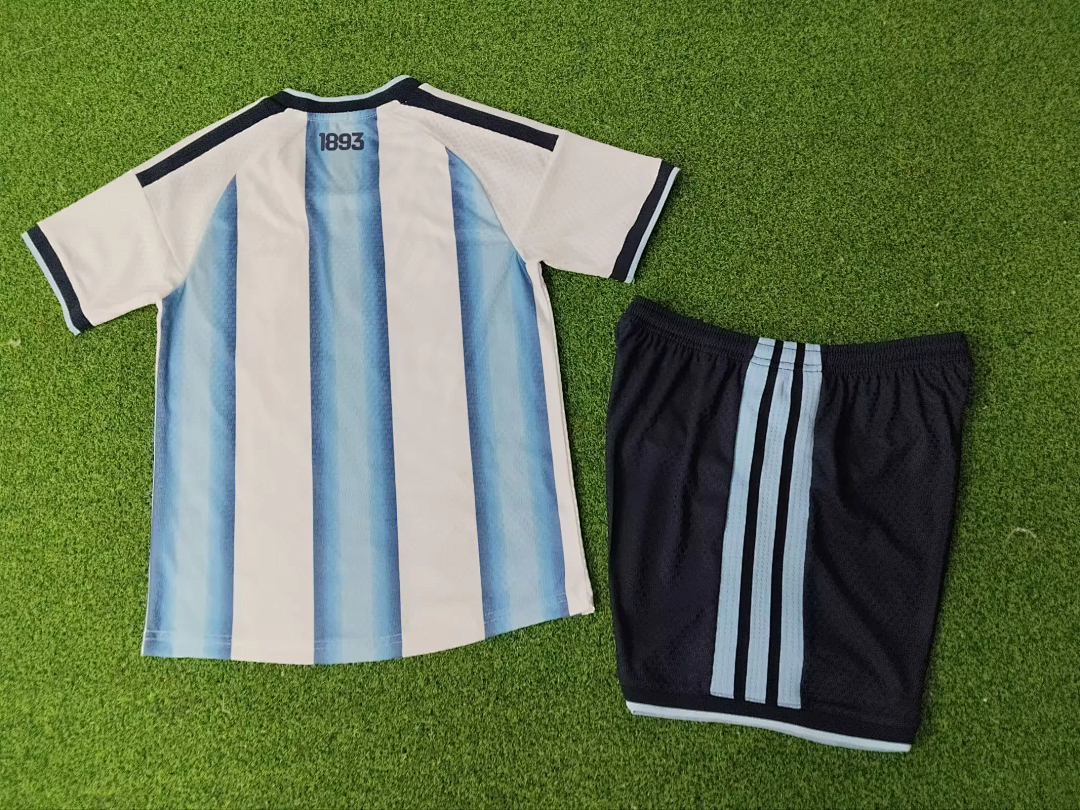 2026 Argentina Home World Cup Soccer Kdsi Kit Jersey+Shorts - view 5