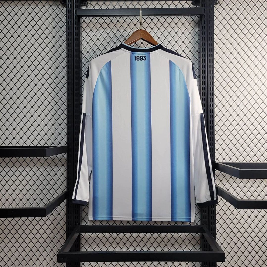 2026 Argentina Home World Cup Soccer Jersey Long Sleeve - view 3