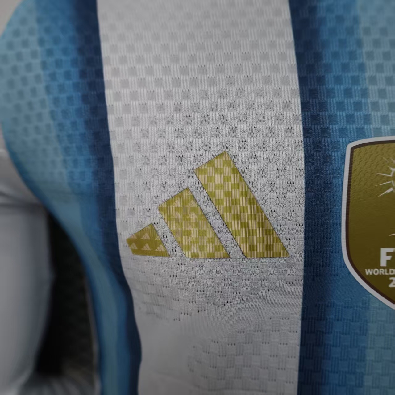 2026 Argentina Home World Cup Player Version Soccer Jersey Long Sleeve - view 4