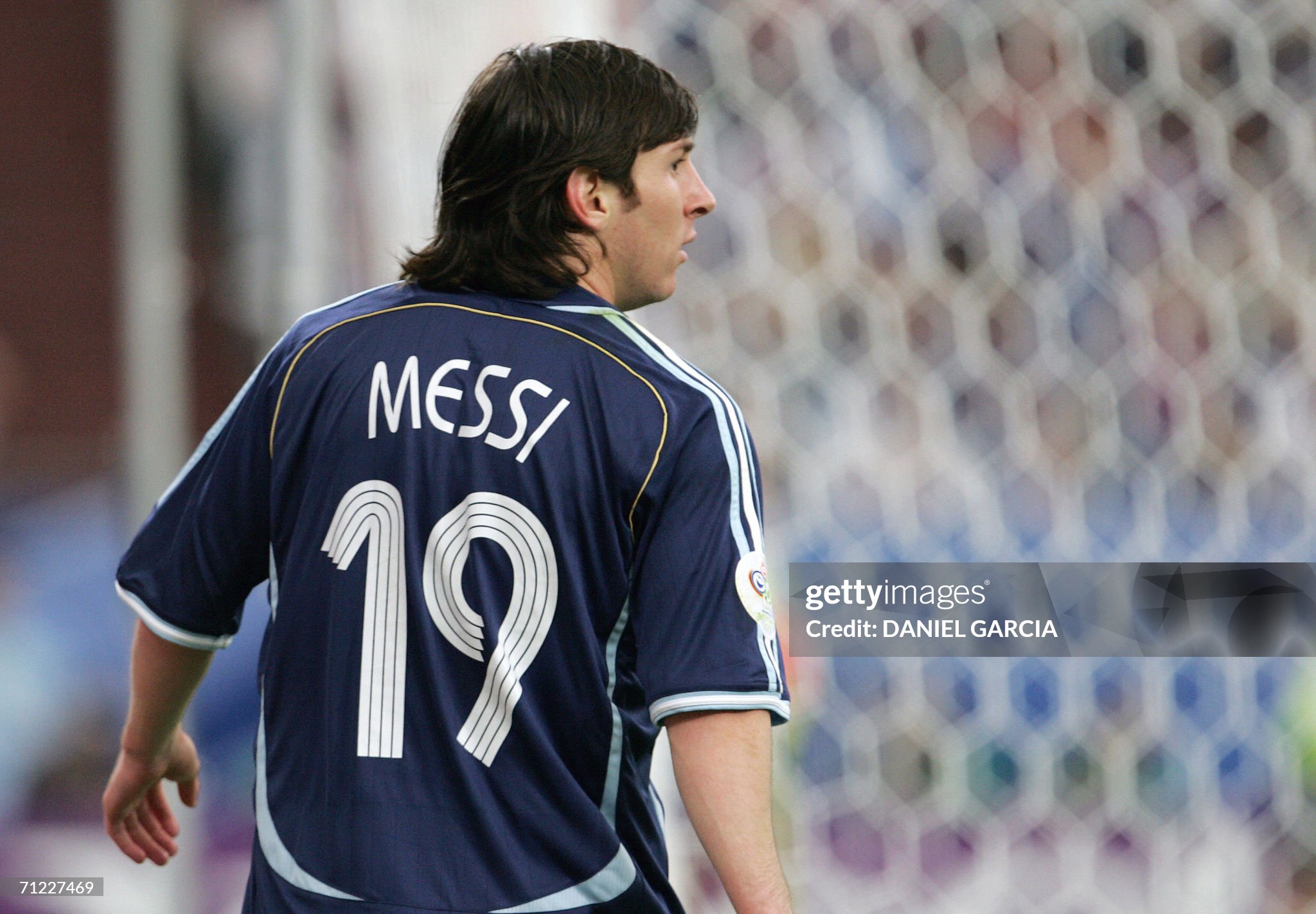 2006 Argentina World Cup Soccer Away Retro Jersey Player Version - view 3