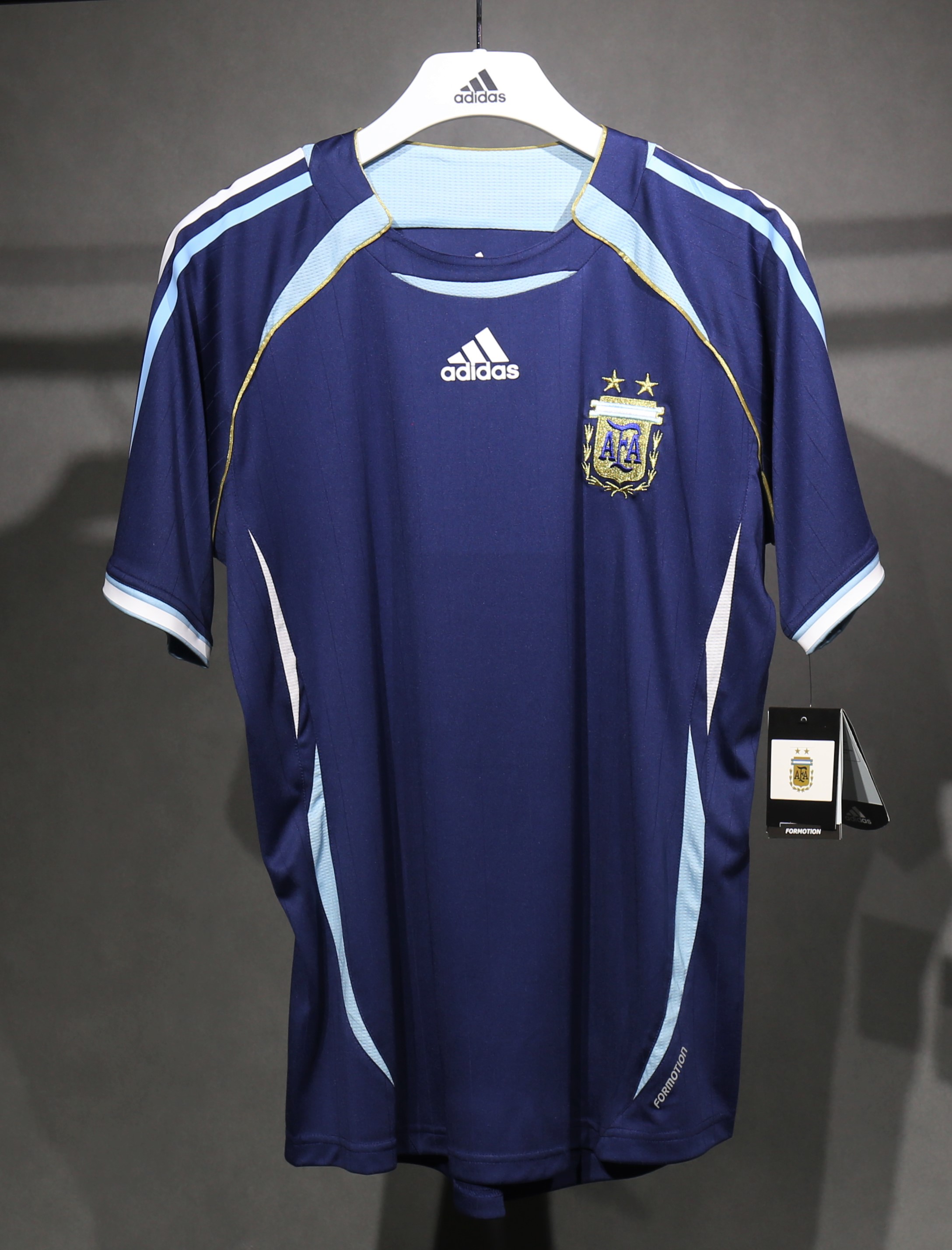 2006 Argentina World Cup Soccer Away Retro Jersey Player Version - view 13