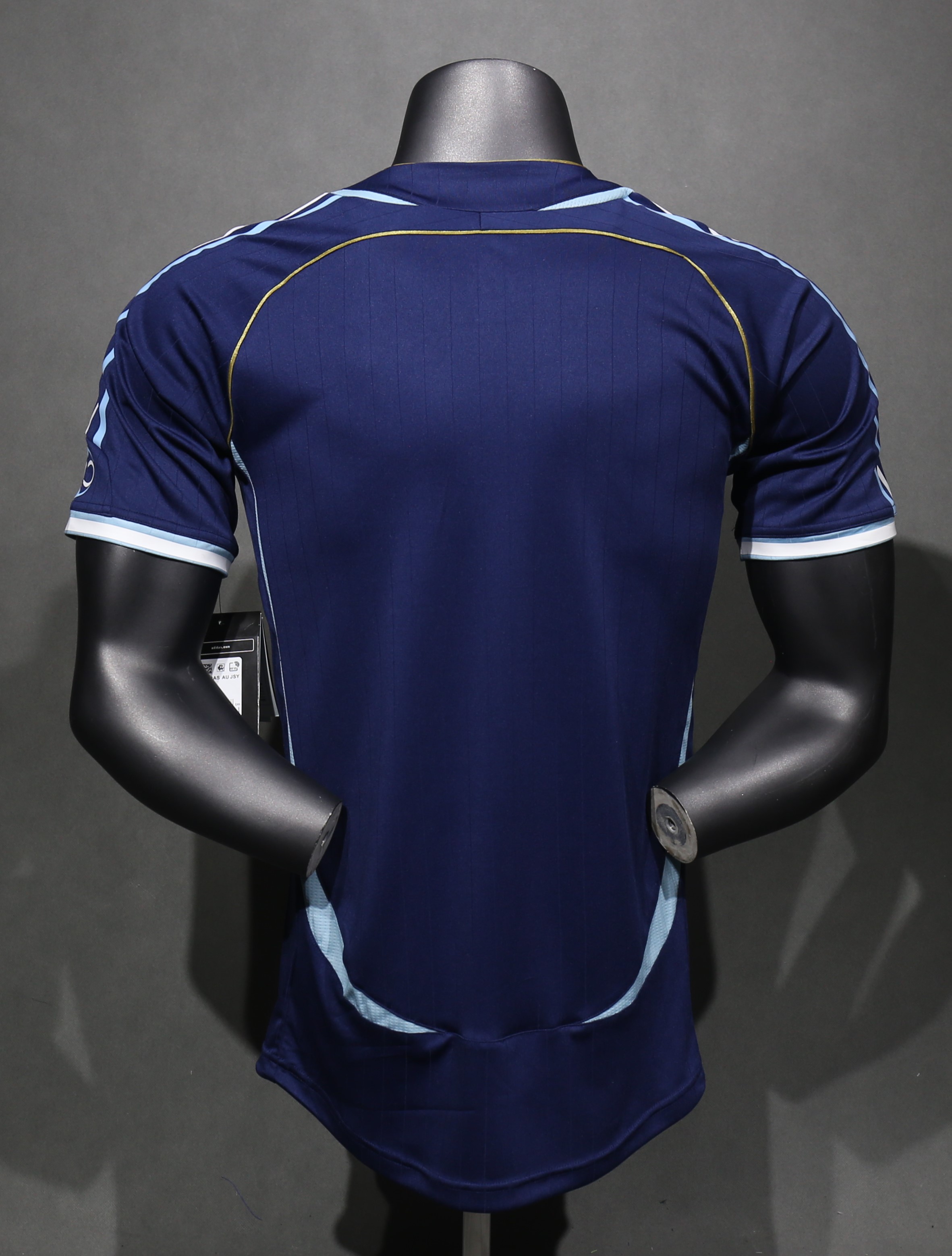 2006 Argentina World Cup Soccer Away Retro Jersey Player Version - view 4