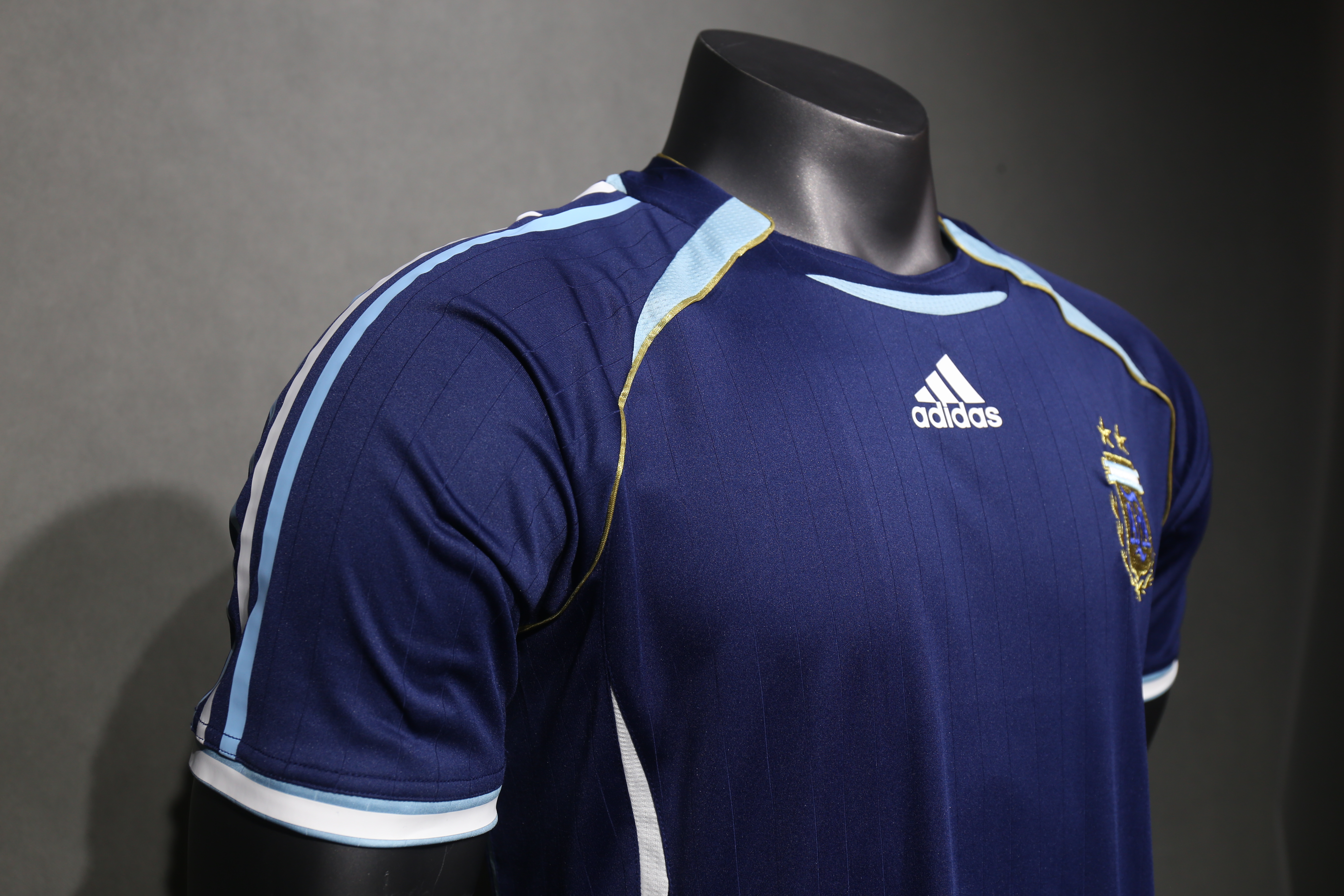 2006 Argentina World Cup Soccer Away Retro Jersey Player Version - view 9